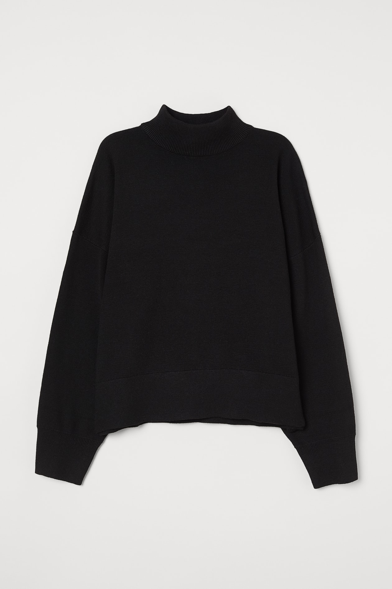 Turtleneck jumper - Turtleneck - Long sleeve - Black - Ladies | H&M GB