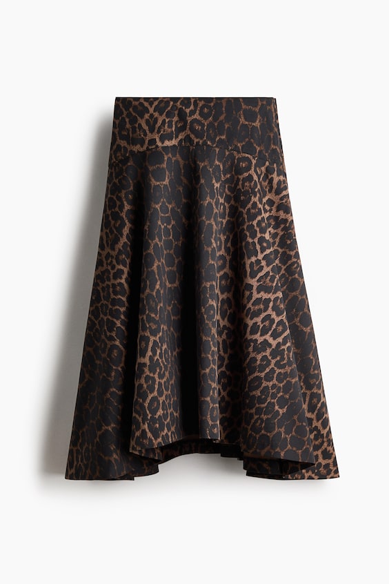 Женские юбки H&M Flared Twill Skirt