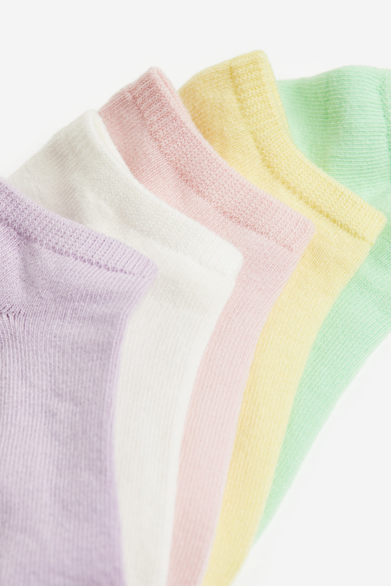 10-pack Sneaker Socks - Pink/Purple/Yellow/Black/Pink/Pink/Beige/Grey marle - 2