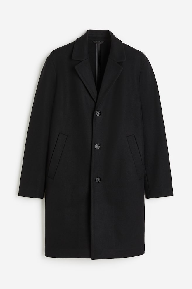 Wool-blend coat - Black/Brown/Grey/Dark blue - 2