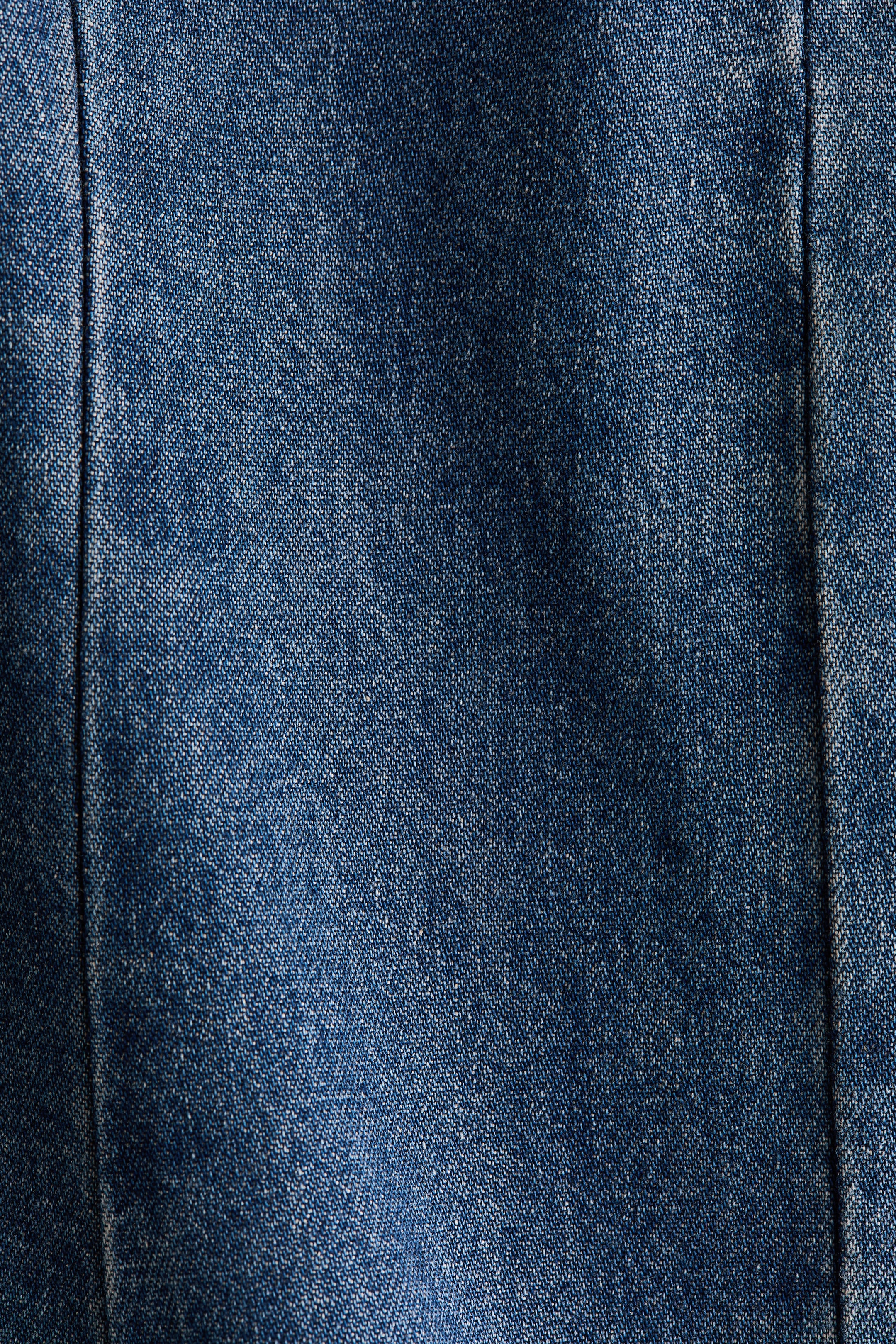 Denim Halterneck Dress