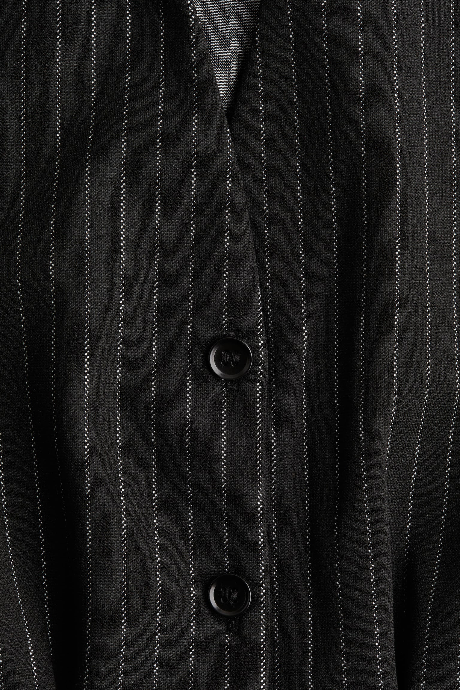 Collared waistcoat - Black/Pinstriped/Grey/Checked - 3