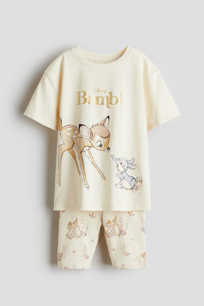 2-piece Jersey Set - Light yellow/Bambi/Light pink/My Melody - 1