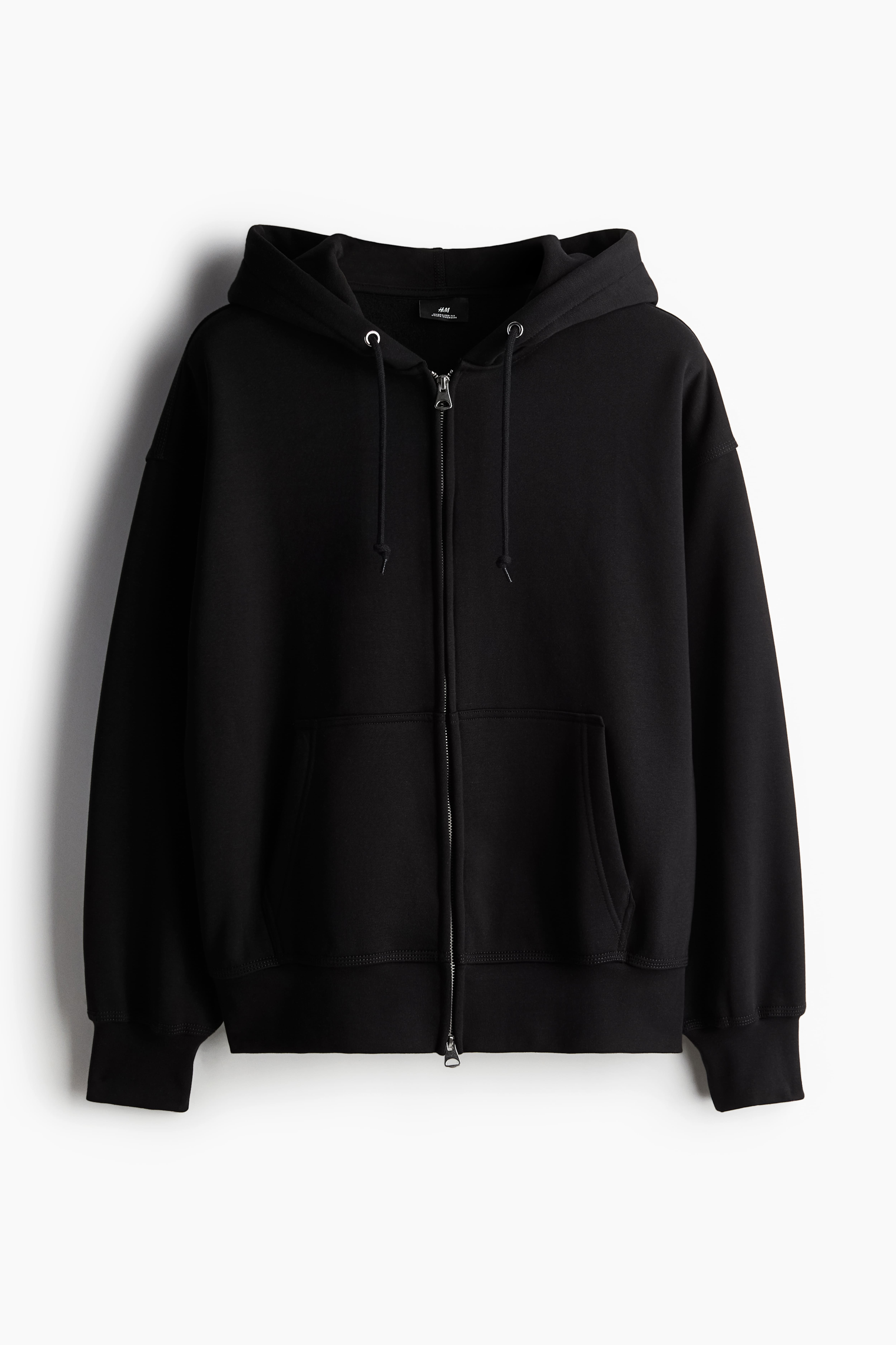 Sudadera negra oversize deals