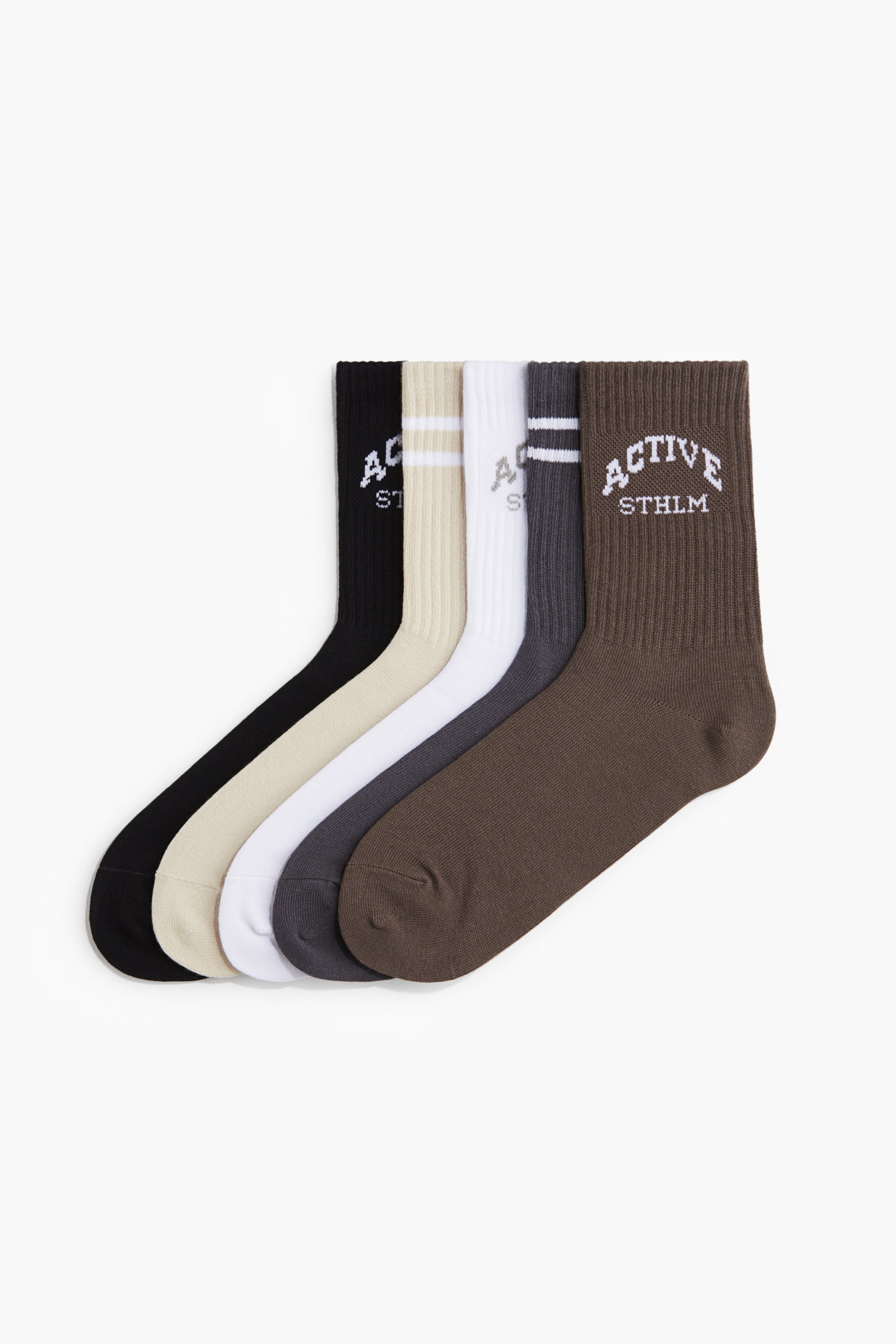 5-Pack Sports Socks with DryMove™