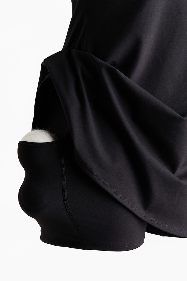 Vestido de tenis con SoftMove™ - Negro - 3