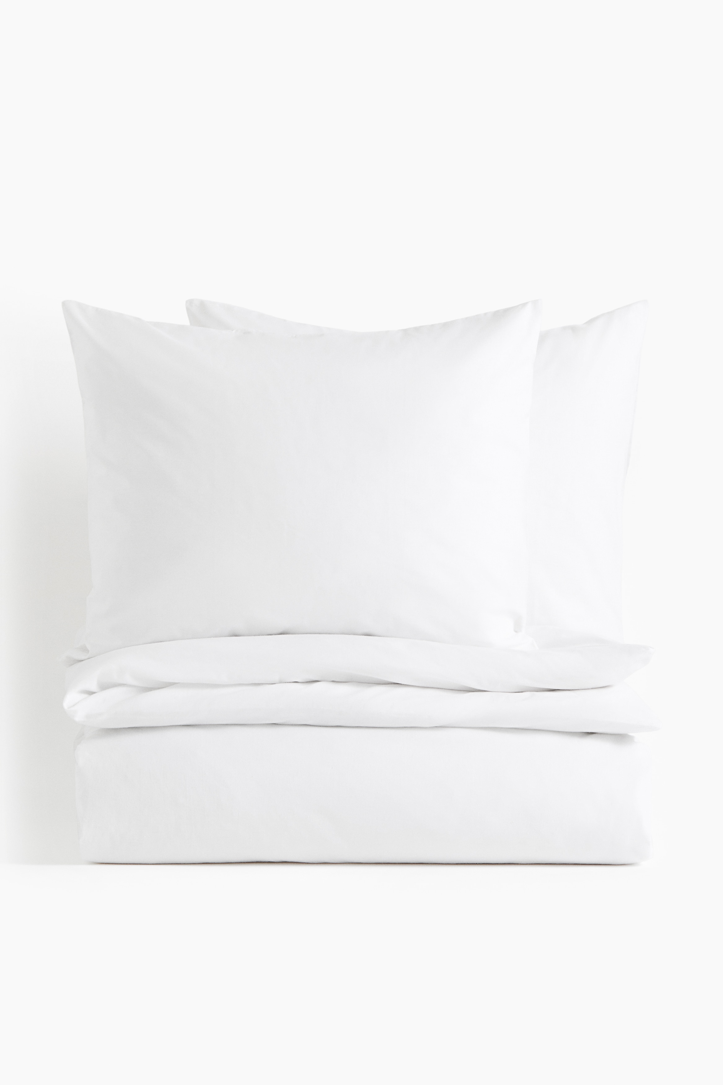 Katoenen dekbedset - tweepersoons - Wit/Lichtbeige/Greige/Donkergroen/Licht kakigroen/Bruin/Kakigroen