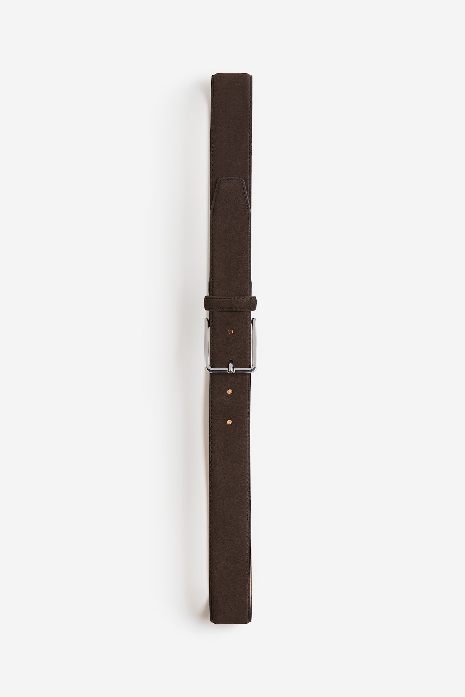 Suede belt - Dark brown - 2