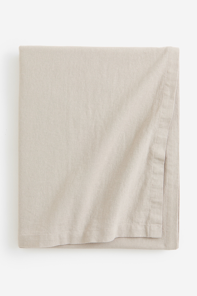 Linen-blend Tablecloth