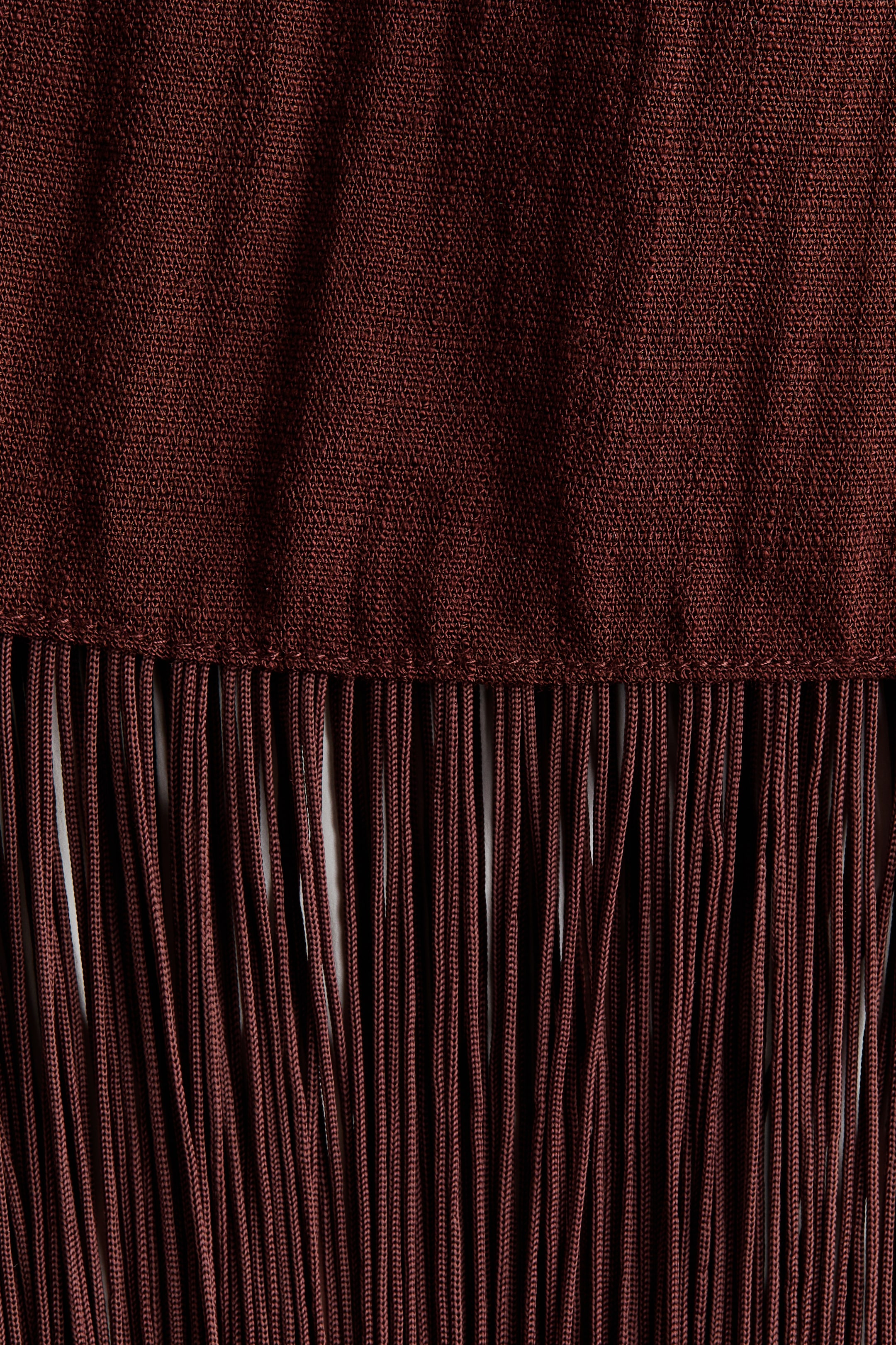 Bandeau Dress with Fringe