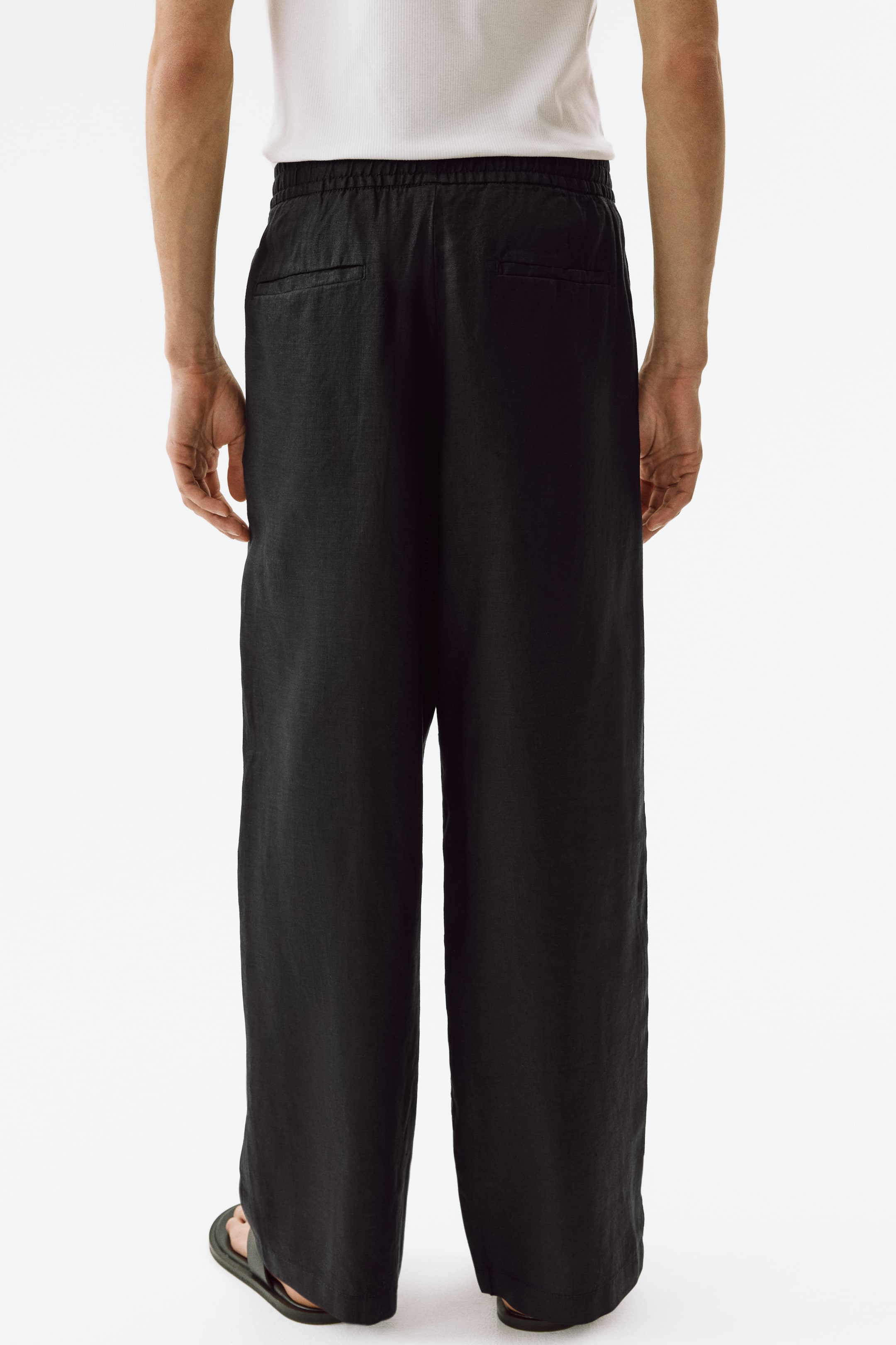 Loose-Fit Linen Pants