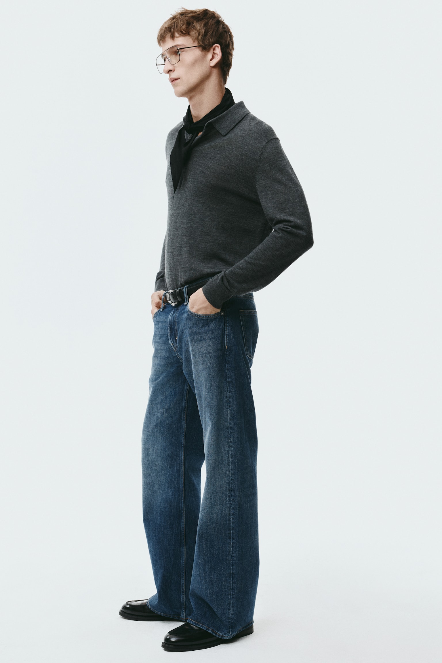 Relaxed Bootcut Jeans - Denim blue/Washed black/Denim blue/Denim grey/Light denim blue/Denim brown - 8