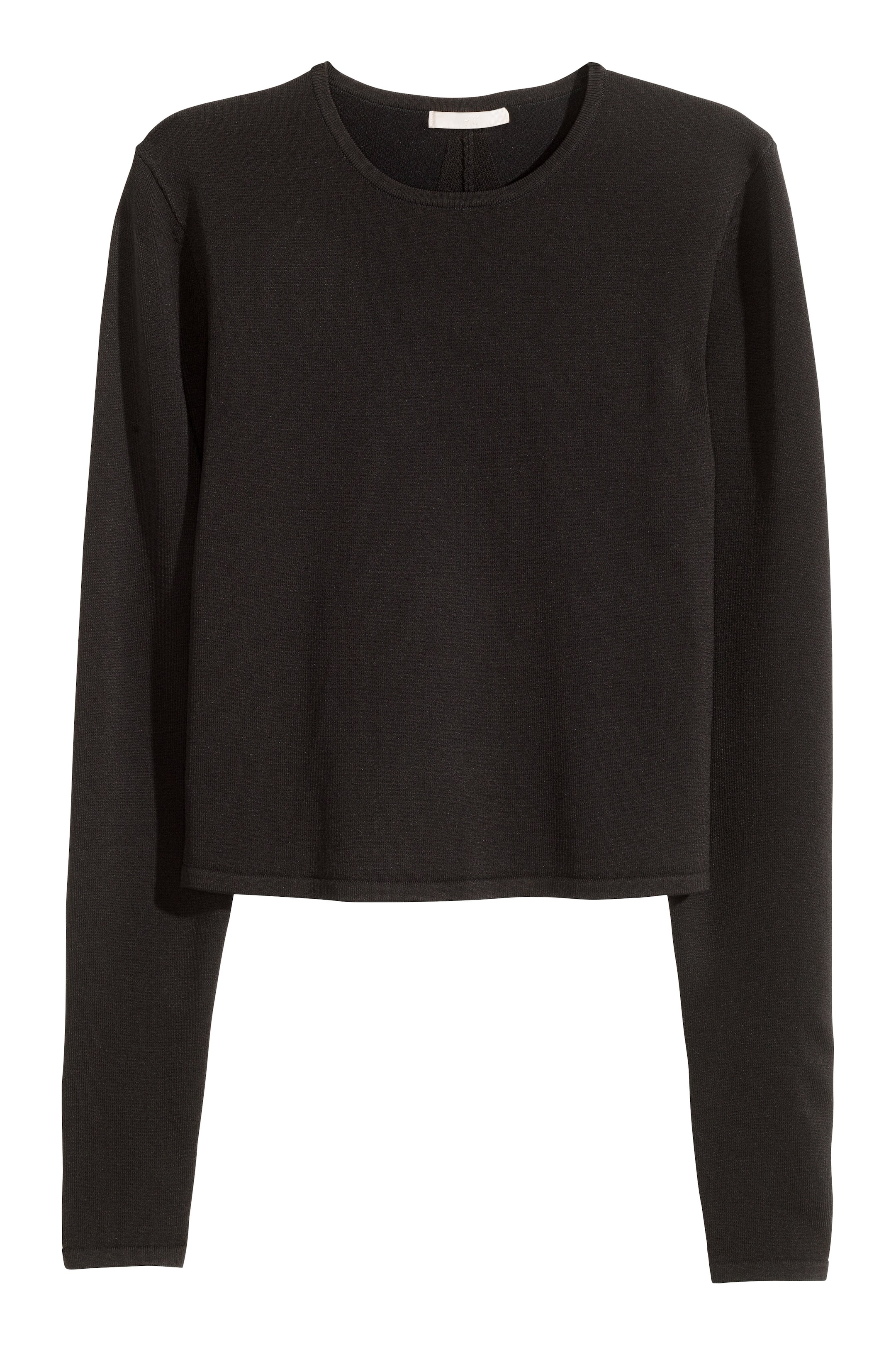 View larger image: Jumper with a slit - Black - Ladies | H&M GB 1