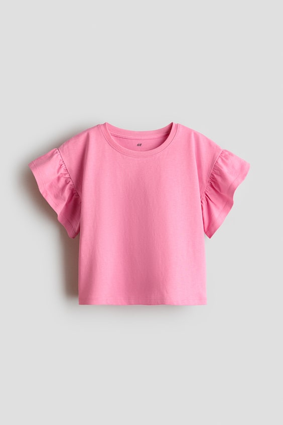 Детские топы H&M Flutter-Sleeved Top