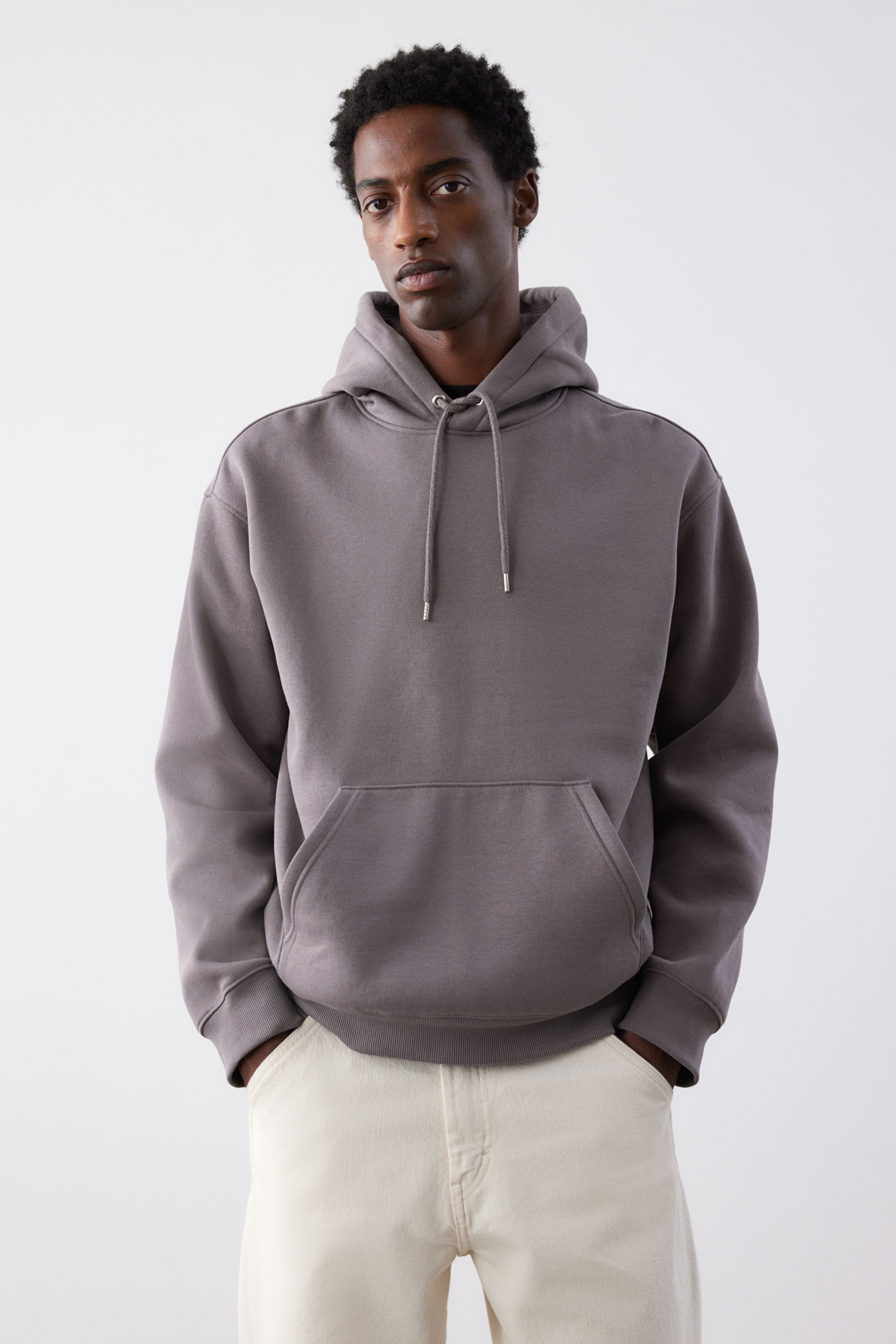 Grey Hoodies Sweatshirts For Men H M GB