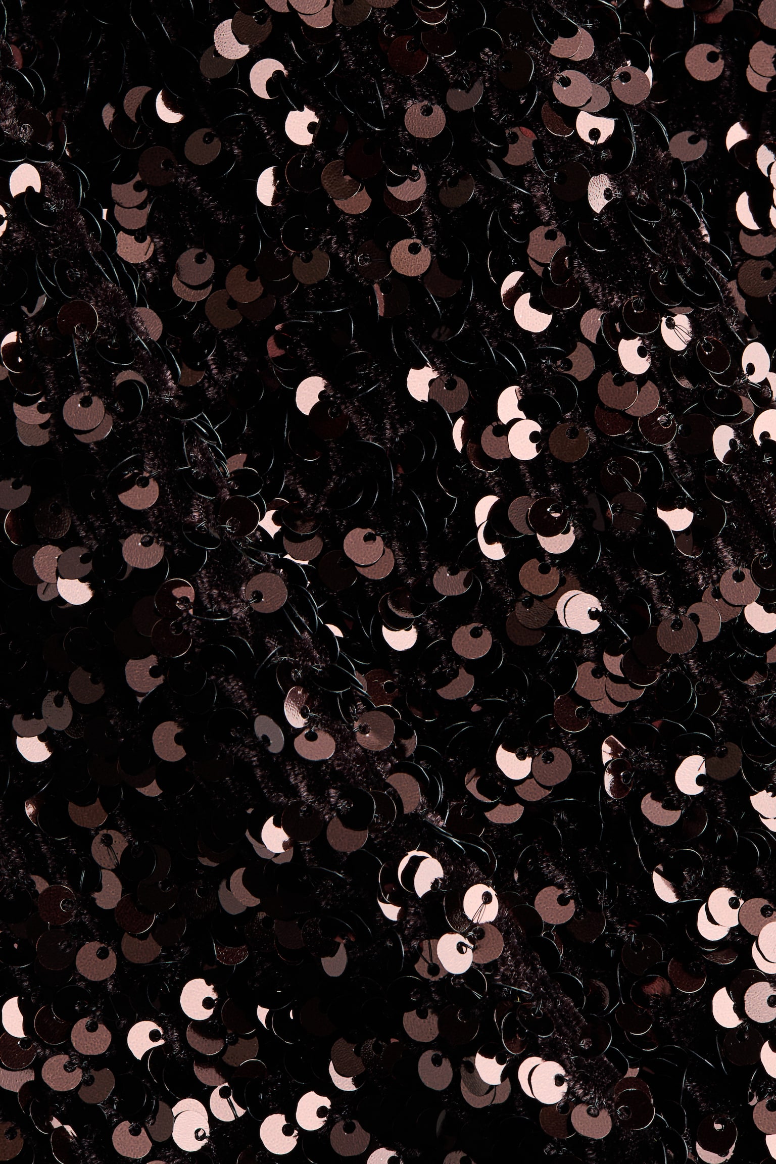 MAMA Bow-detail sequined dress - Dark brown/Dark green/White/Black - 5