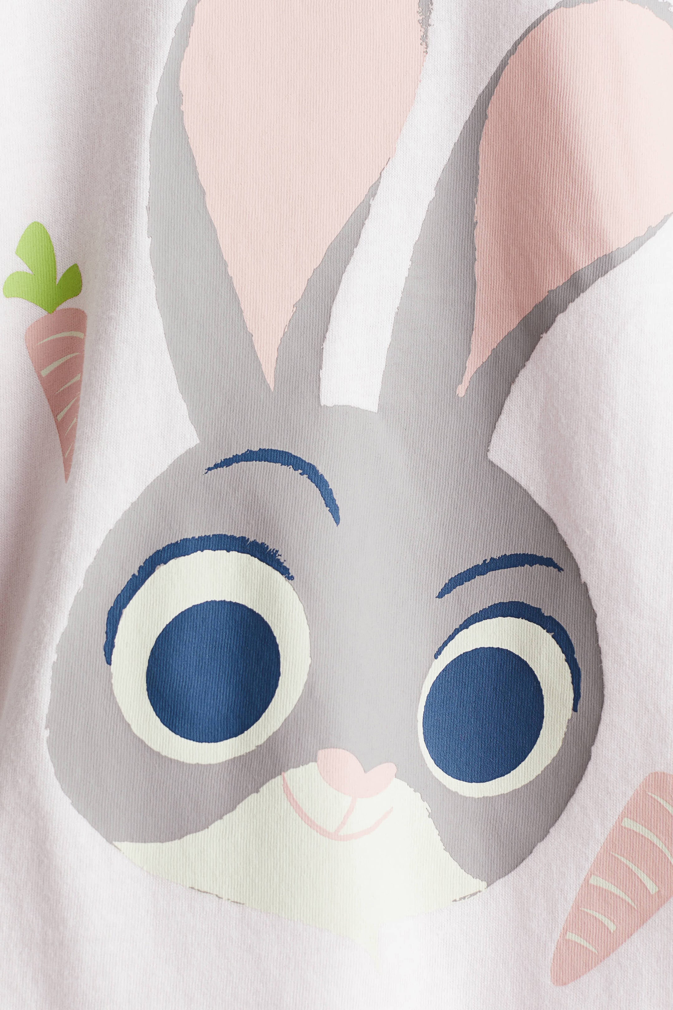 View larger image: Print-motif cotton T-shirt - Light pink/Zootopia - Kids | H&M SG 6