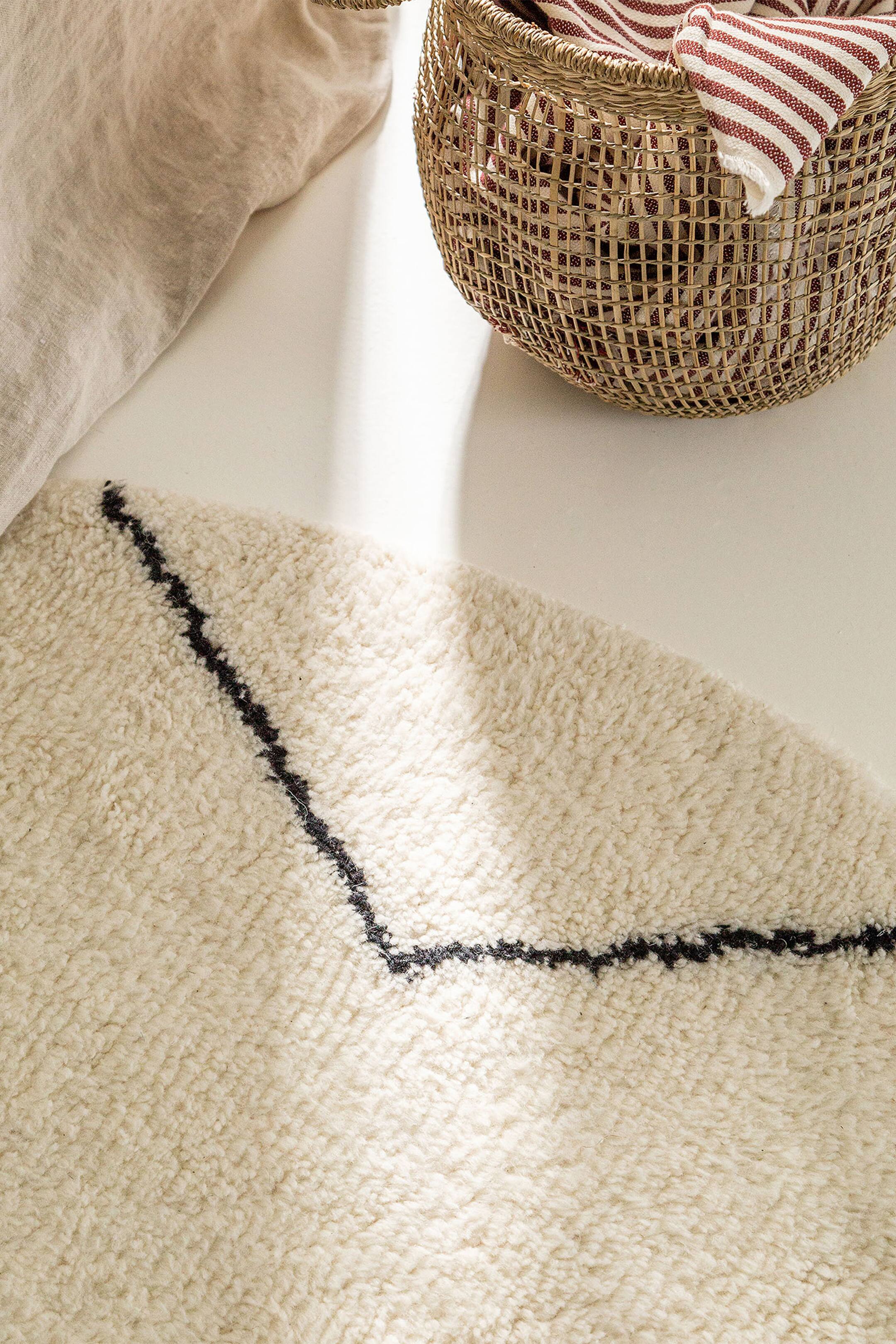 Größeres Bild anzeigen: Wollteppich Rund Berber - Cream - benuta - Home All | H&M AT 3