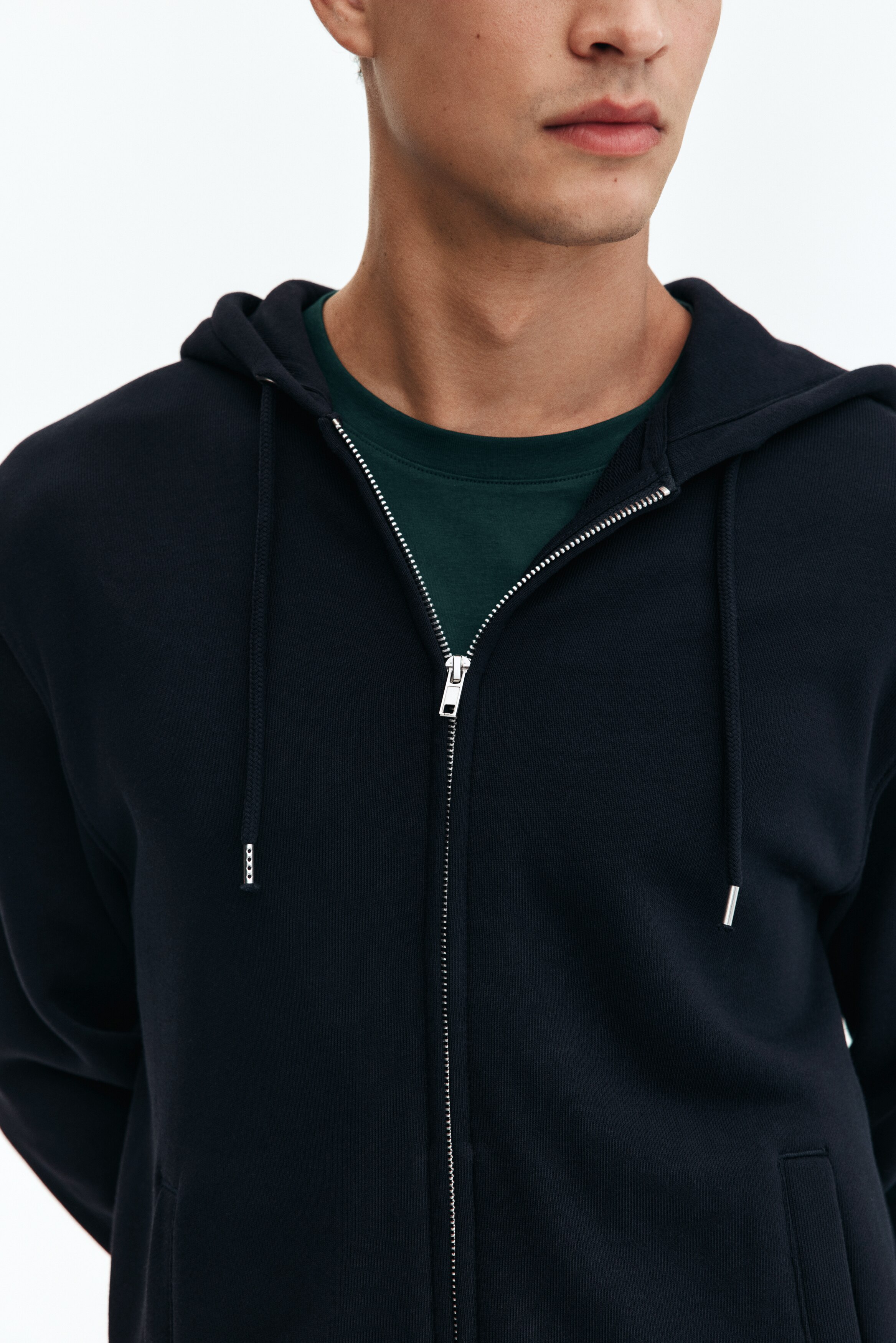 Regular Fit Zip-through hoodie