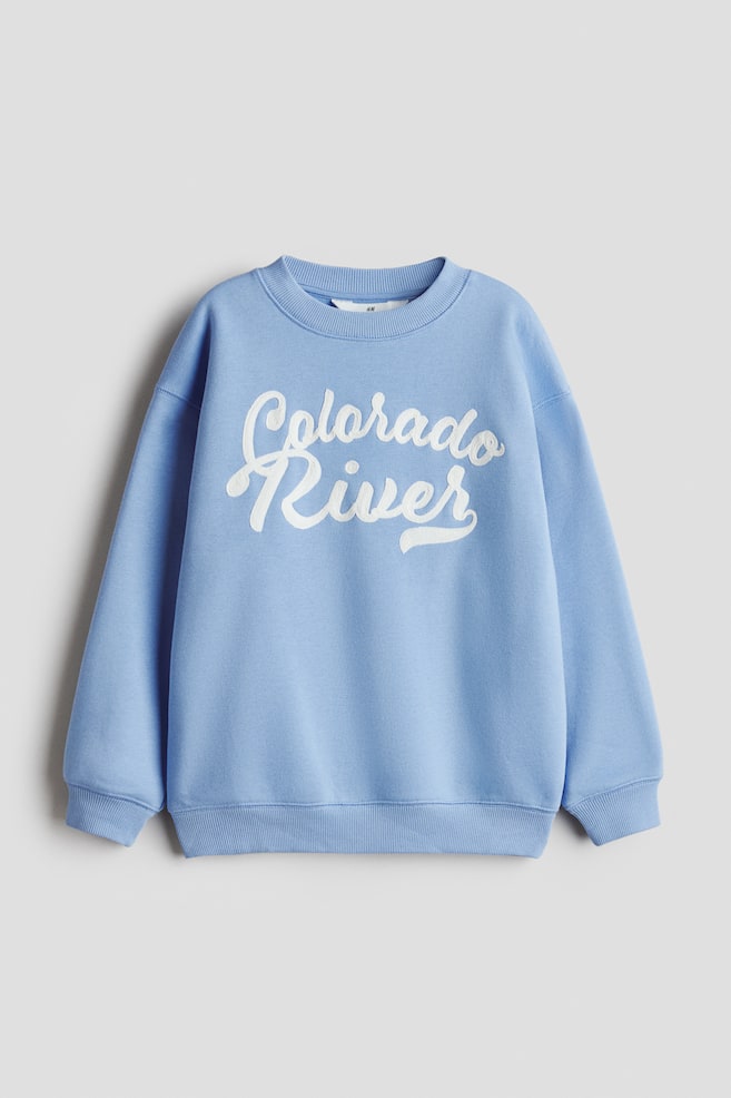 Sweatshirt with Motif - Blue/Colorado/Light gray/Halloween Academy/Black/Palermo/White/Amour/White/Champs Élysées - 1