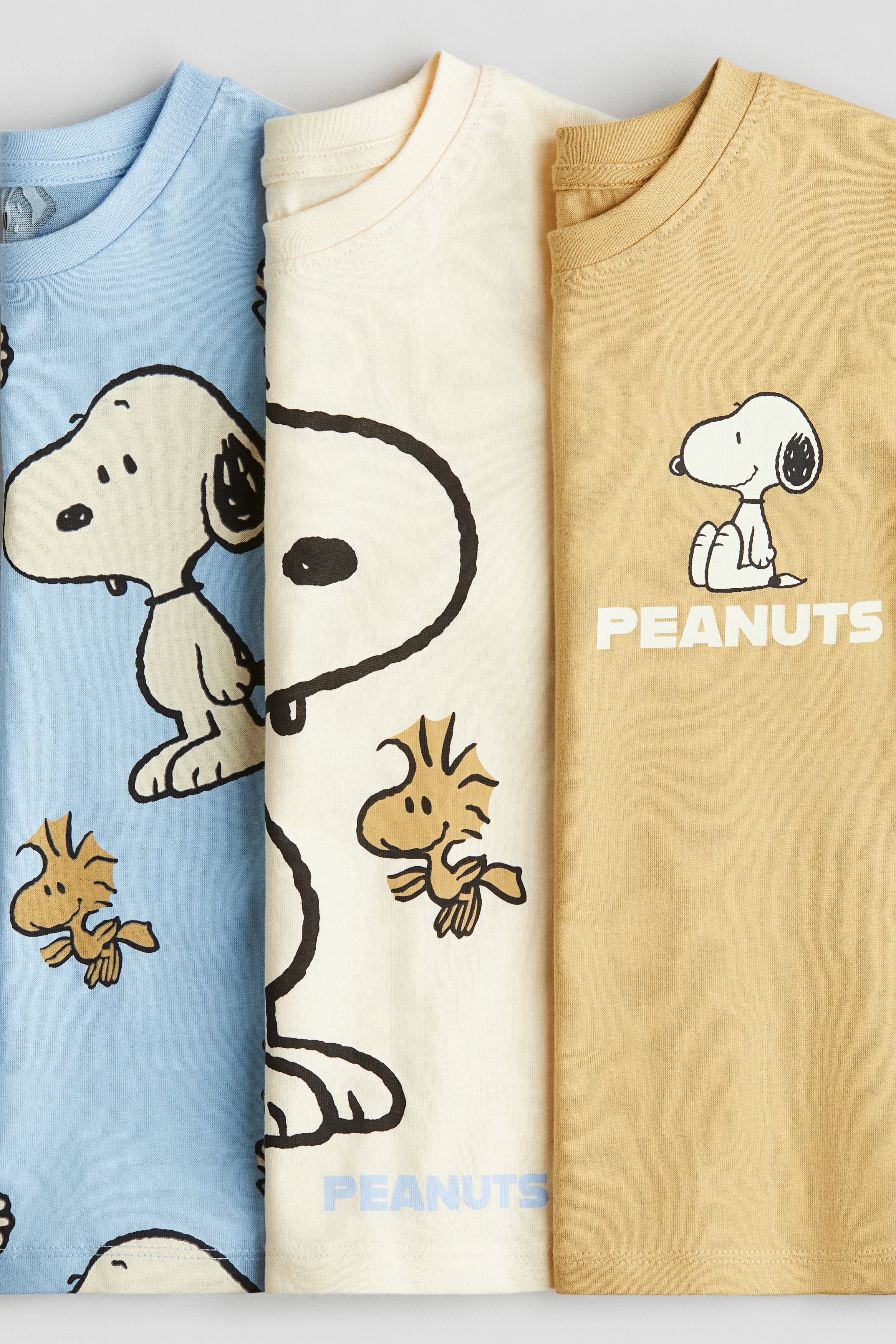 プリントTシャツ 3枚セット - ダスティイエロー／スヌーピー - Kids