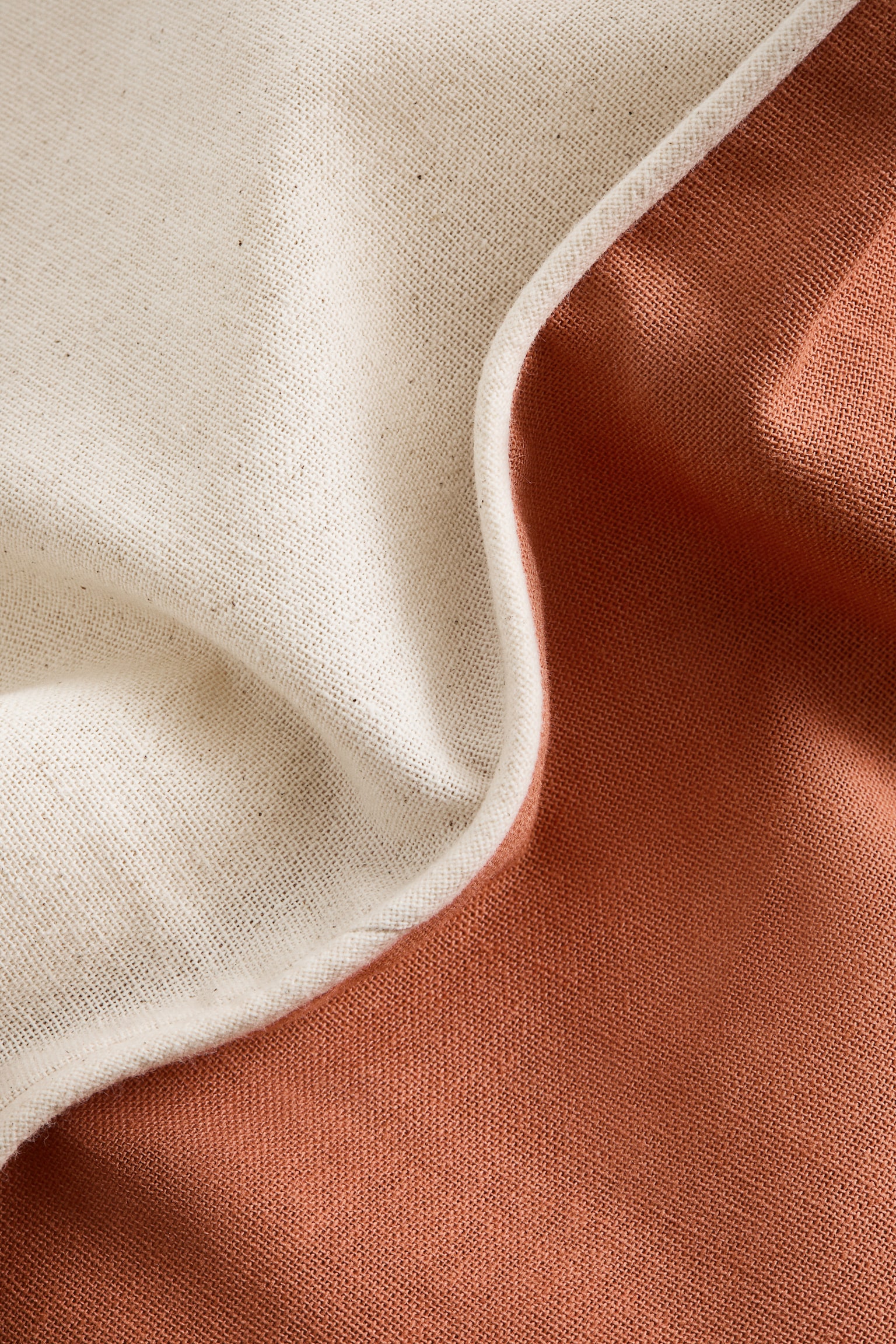 Canvas cushion cover - Dark dusty pink/Light khaki green/Yellow/Blue/Light beige/Pink/Beige - 4