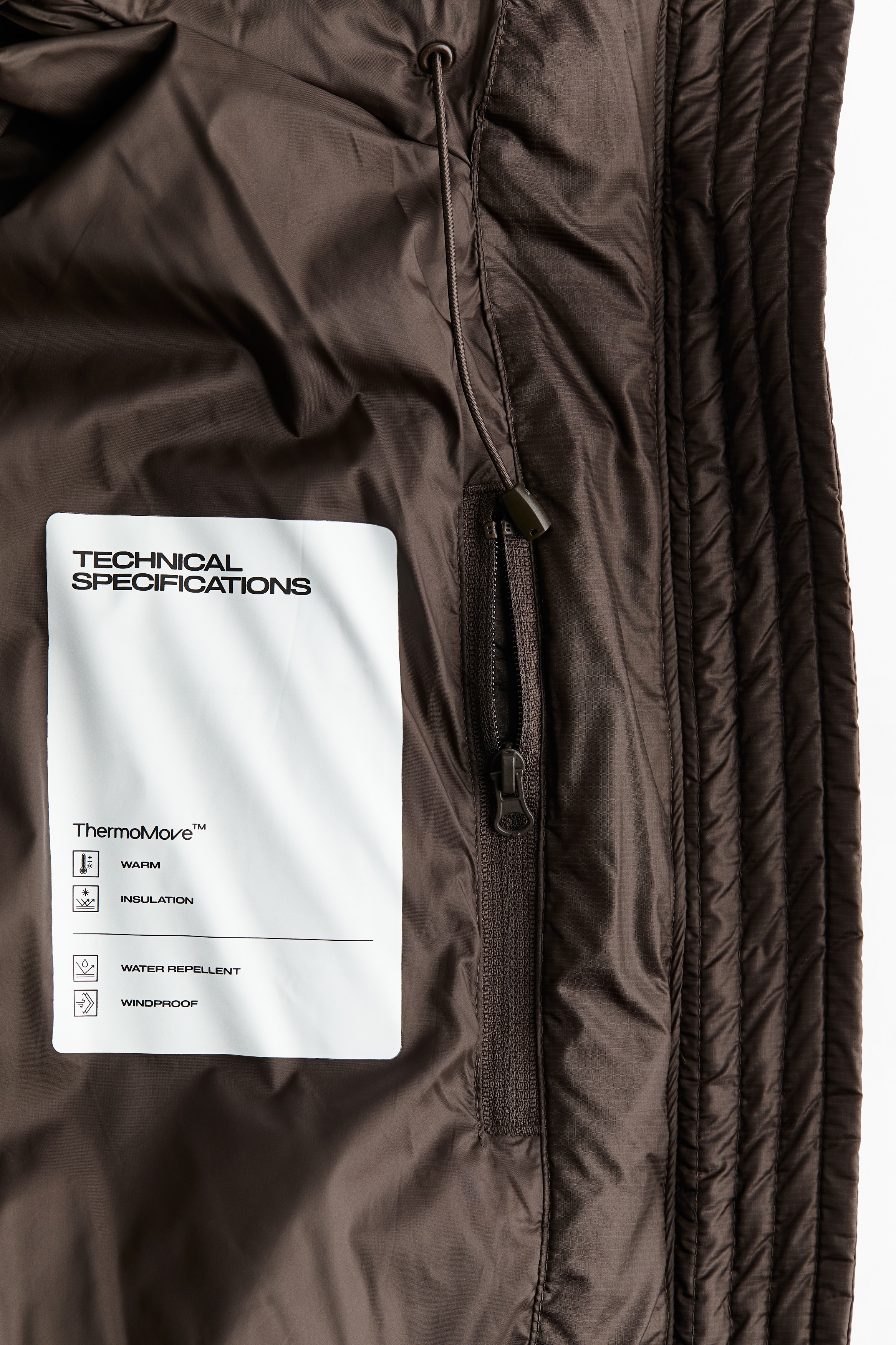 ダウンパファースキージャケット ThermoMove™ - ライトピーチ