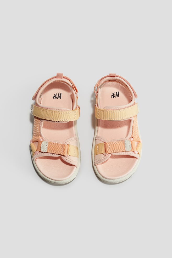Scuba sandals - Peach pink/Light pink/Glittery - 1