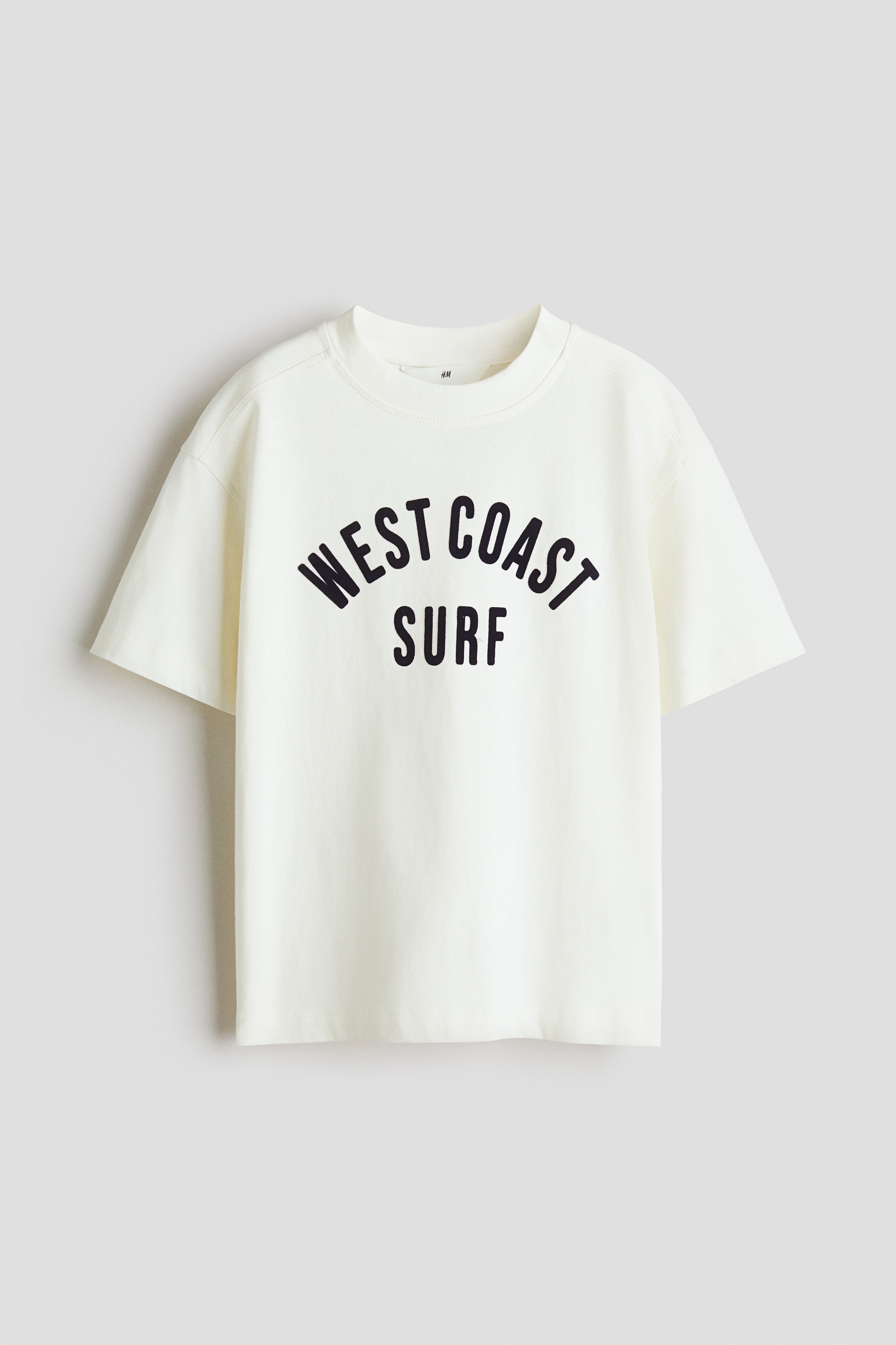 Print-motif T-shirt - Cream/West Coast Surf