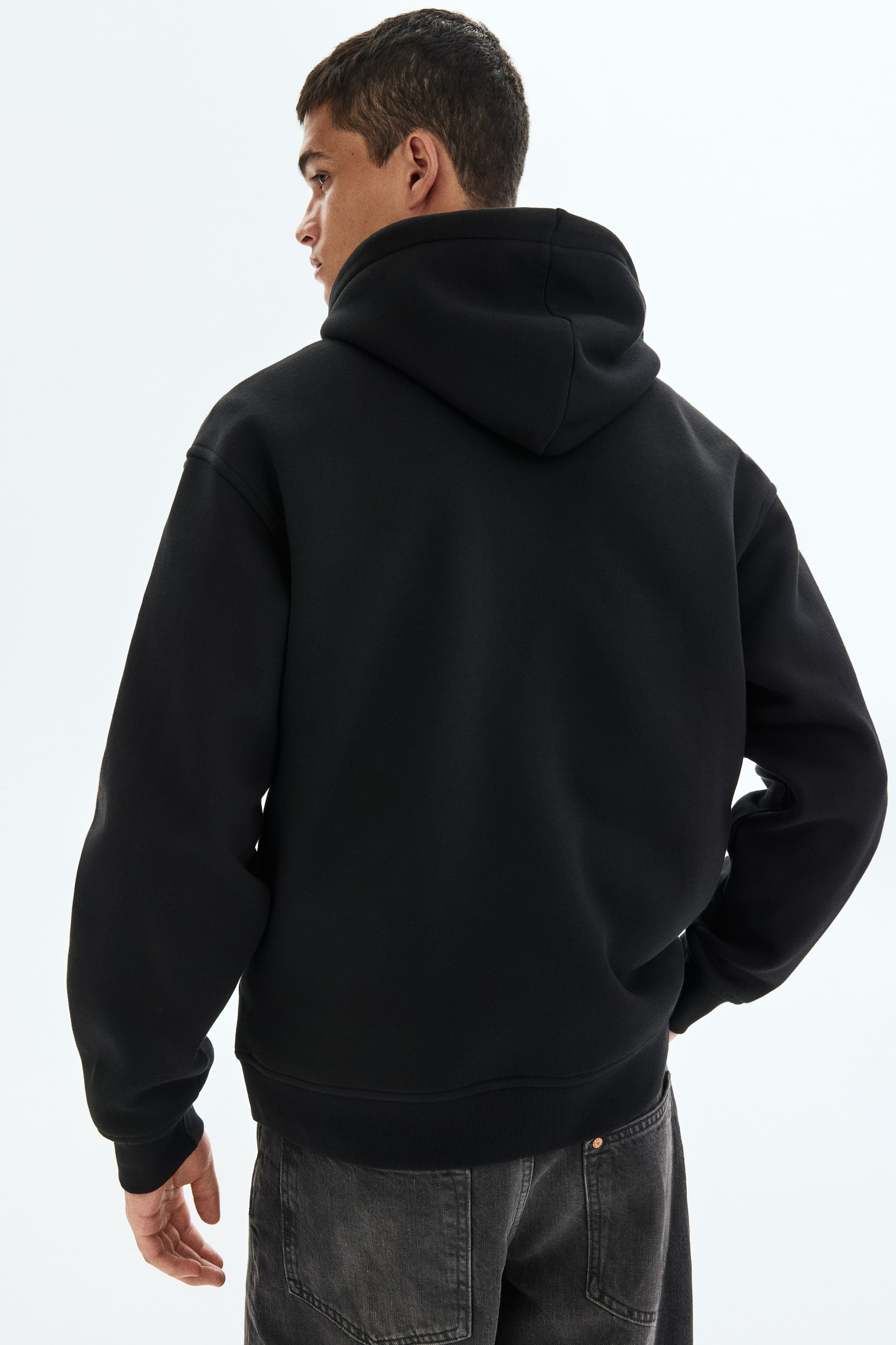 Loose-Fit Hooded Jacket