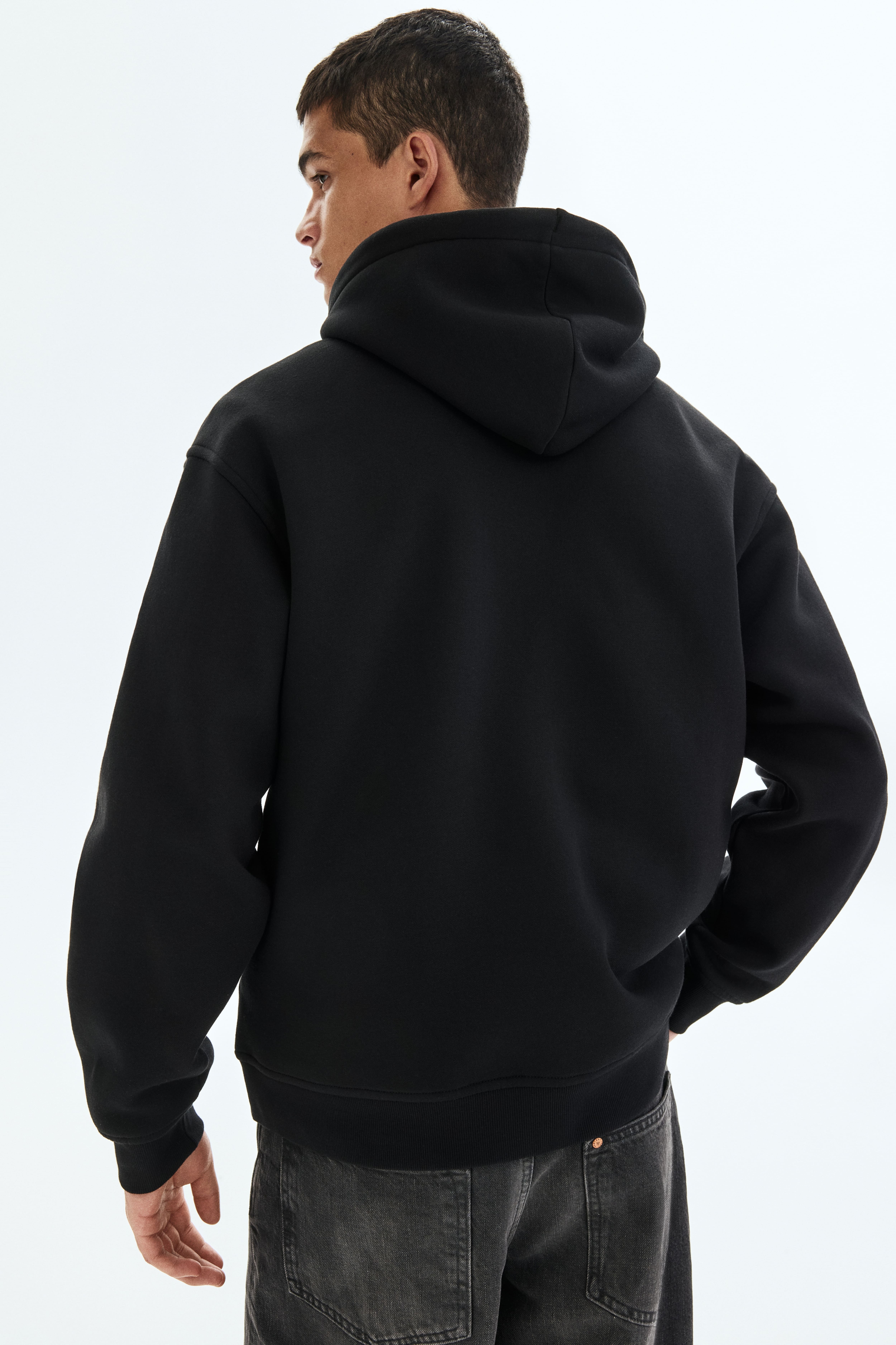 Loose-Fit Hooded Jacket
