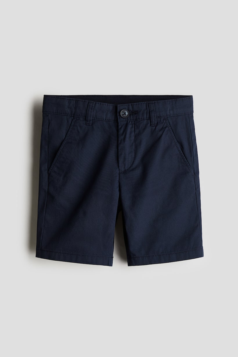 Bermuda Hummel Hmlgo Kids In Cotone - Unisex, Vita Alta, Con Chevron, Taglia 176 - Foto 5