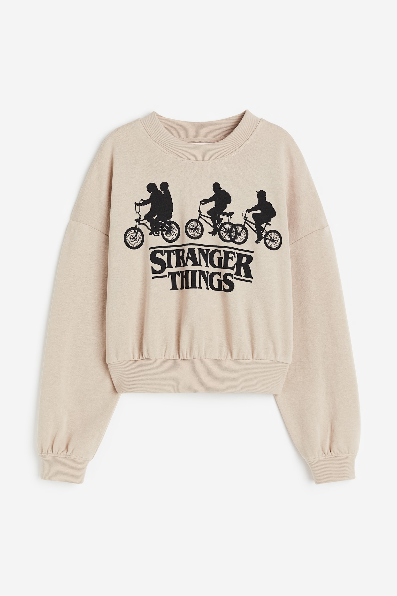 Oversized Sweater - Beige/Stranger Things/Light grey marle/Keith Haring/Dark grey/SmileyWorld®/Dark grey/Blackpink/White/SmileyWorld®/White/Wednesday/Blue/Harry Potter - 1