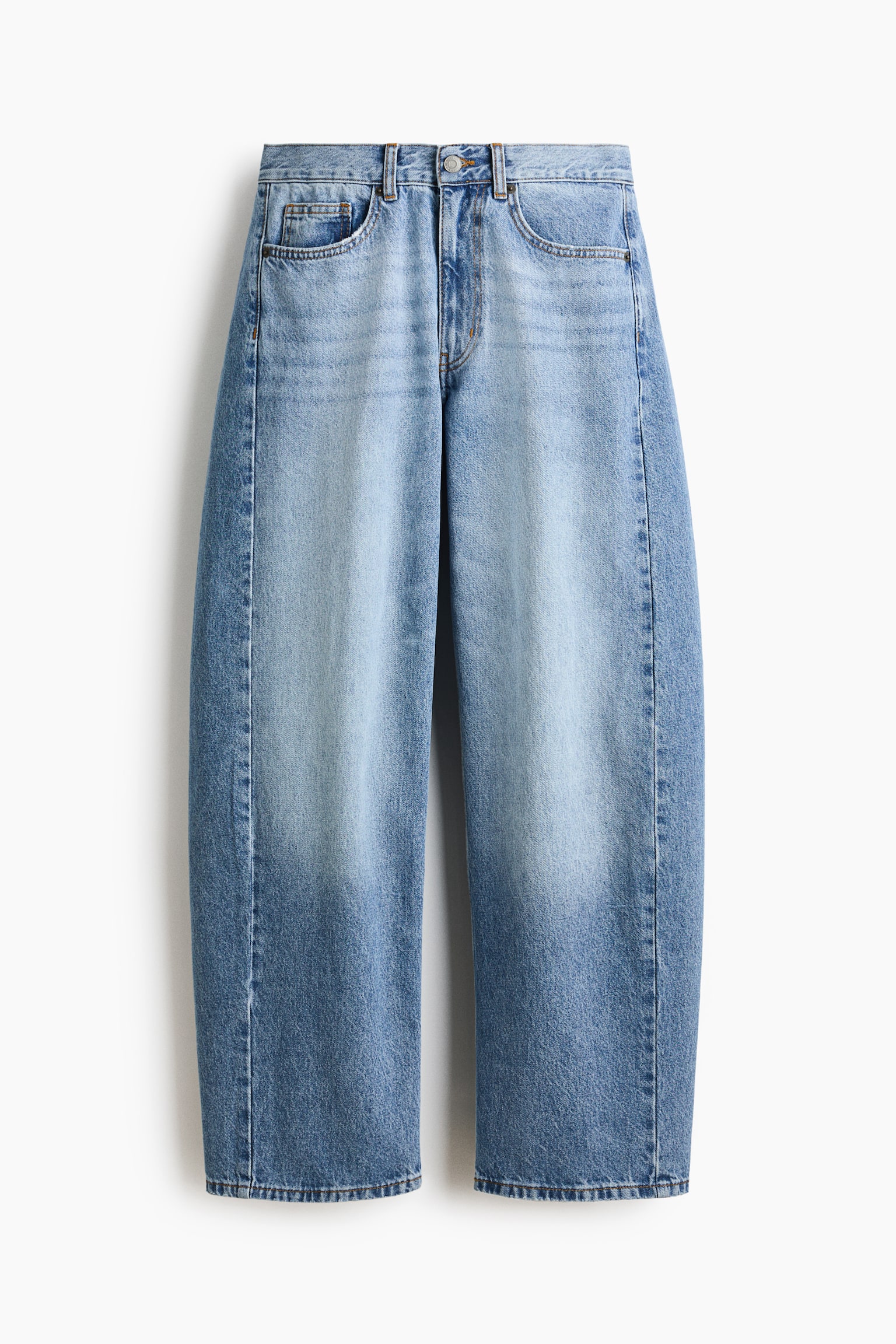Barrel Regular Waist Jeans - Licht denimblauw/Licht denimblauw/Bruin/Donker denimblauw - 1