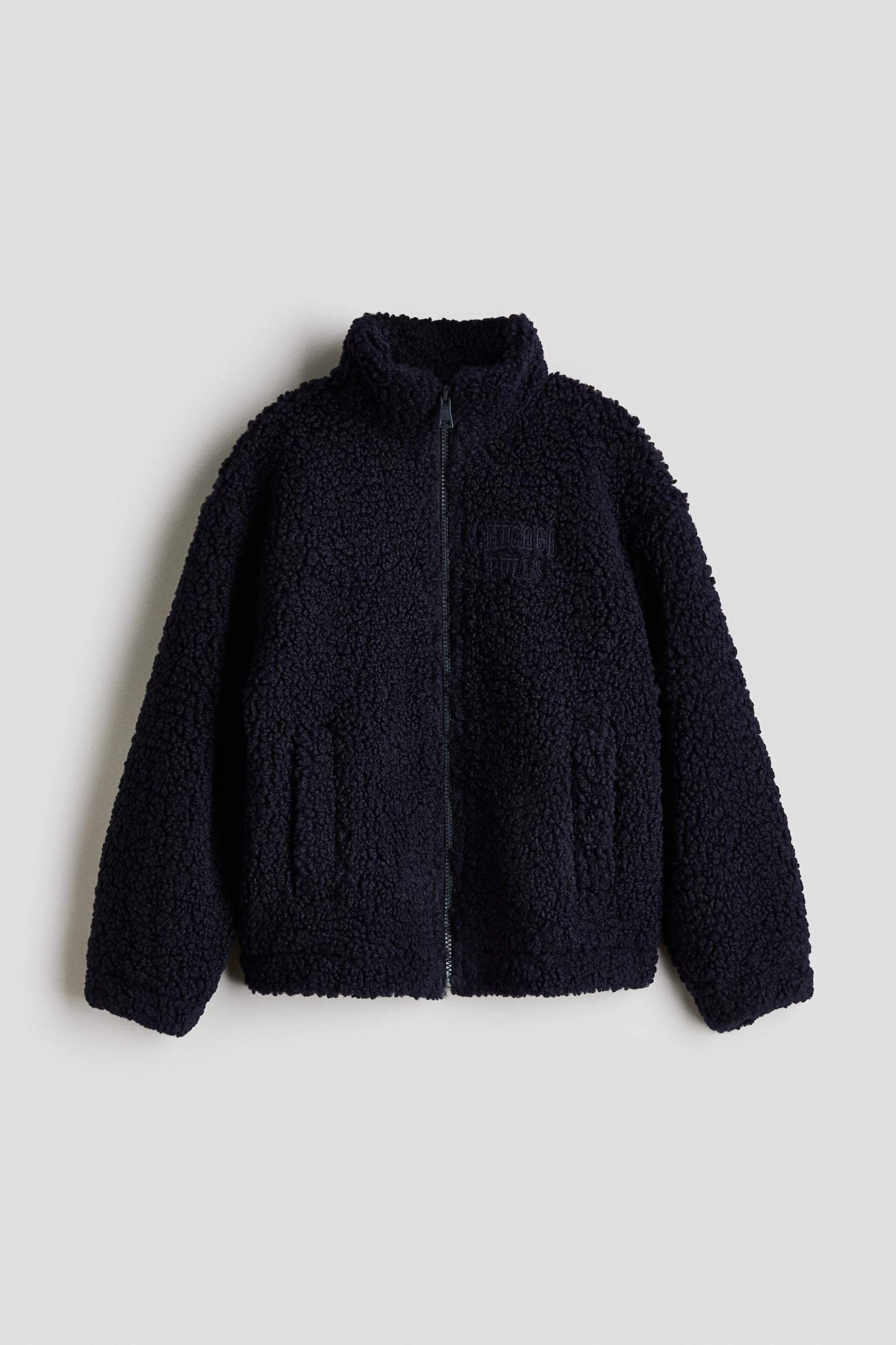Appliquéd teddy jacket - Navy blue/Chicago Bulls - 1