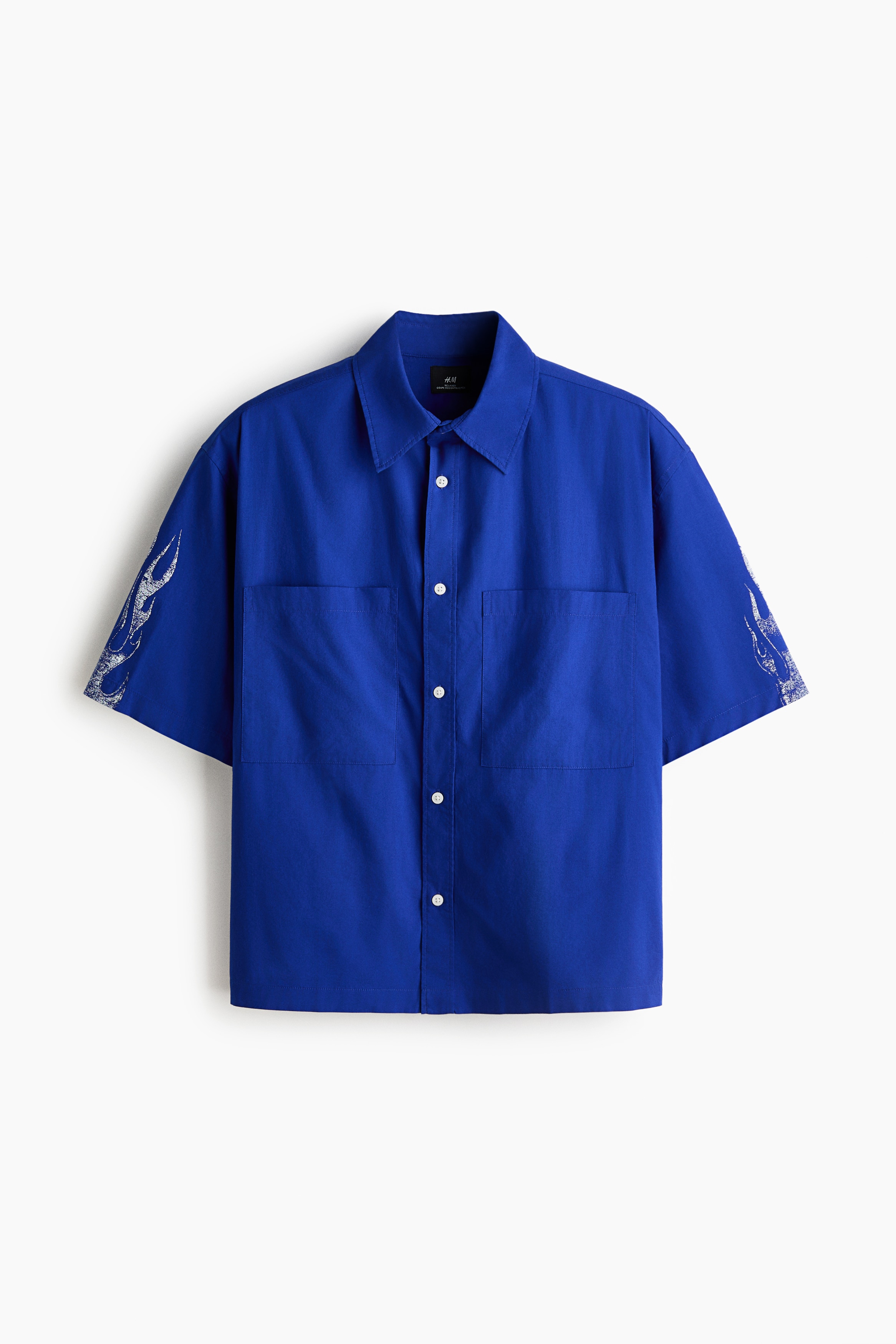 Relaxed Fit Printed short-sleeved shirt
