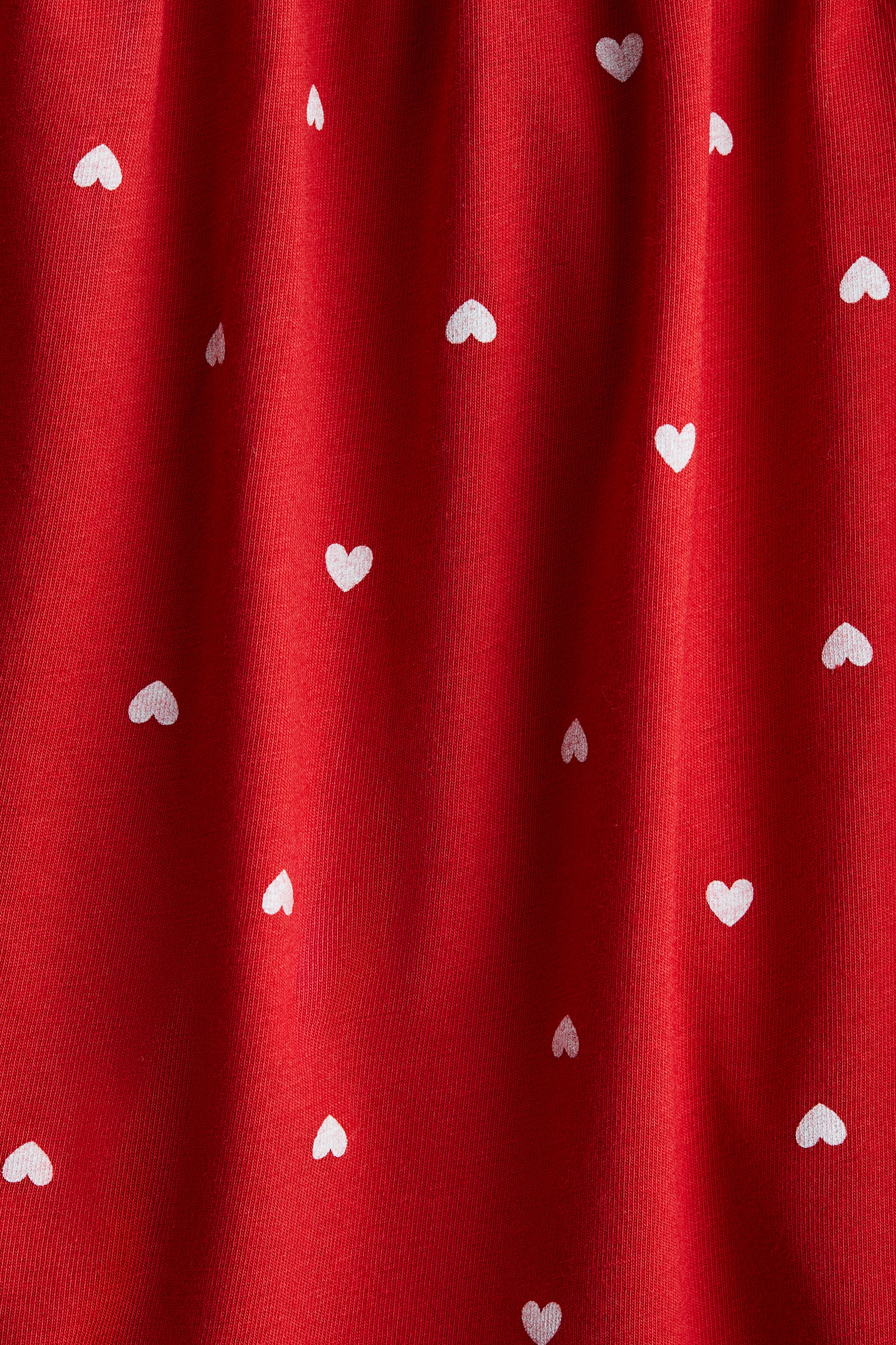 查看大圖: 圖案棉質洋裝 - 紅色/愛心 - Kids | H&M HK 2