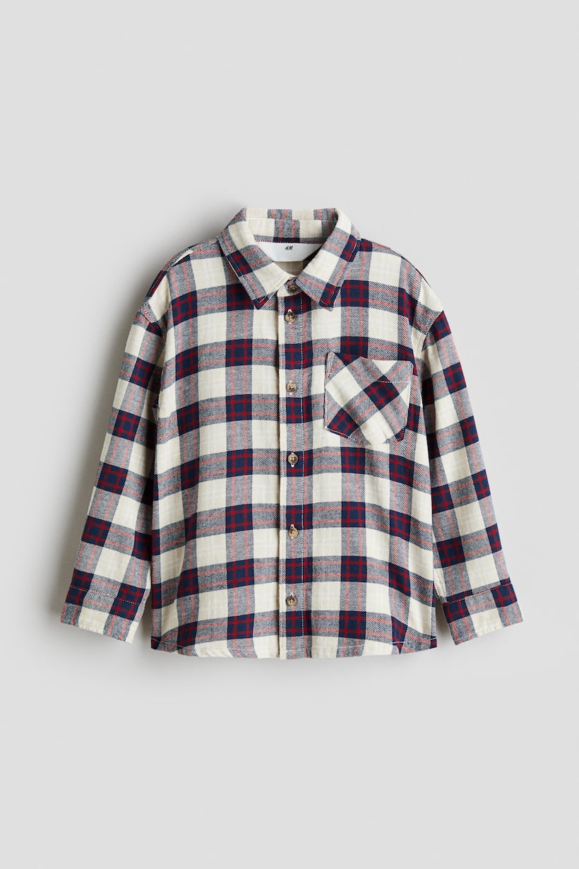 Boys' Plaid Shirts Flannel Zip-Up More H&M US