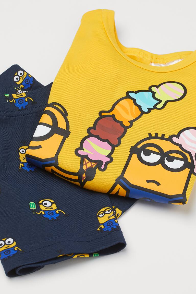 Pijama de algodón Amarillo/Mi Villano Favorito Kids H&M MX