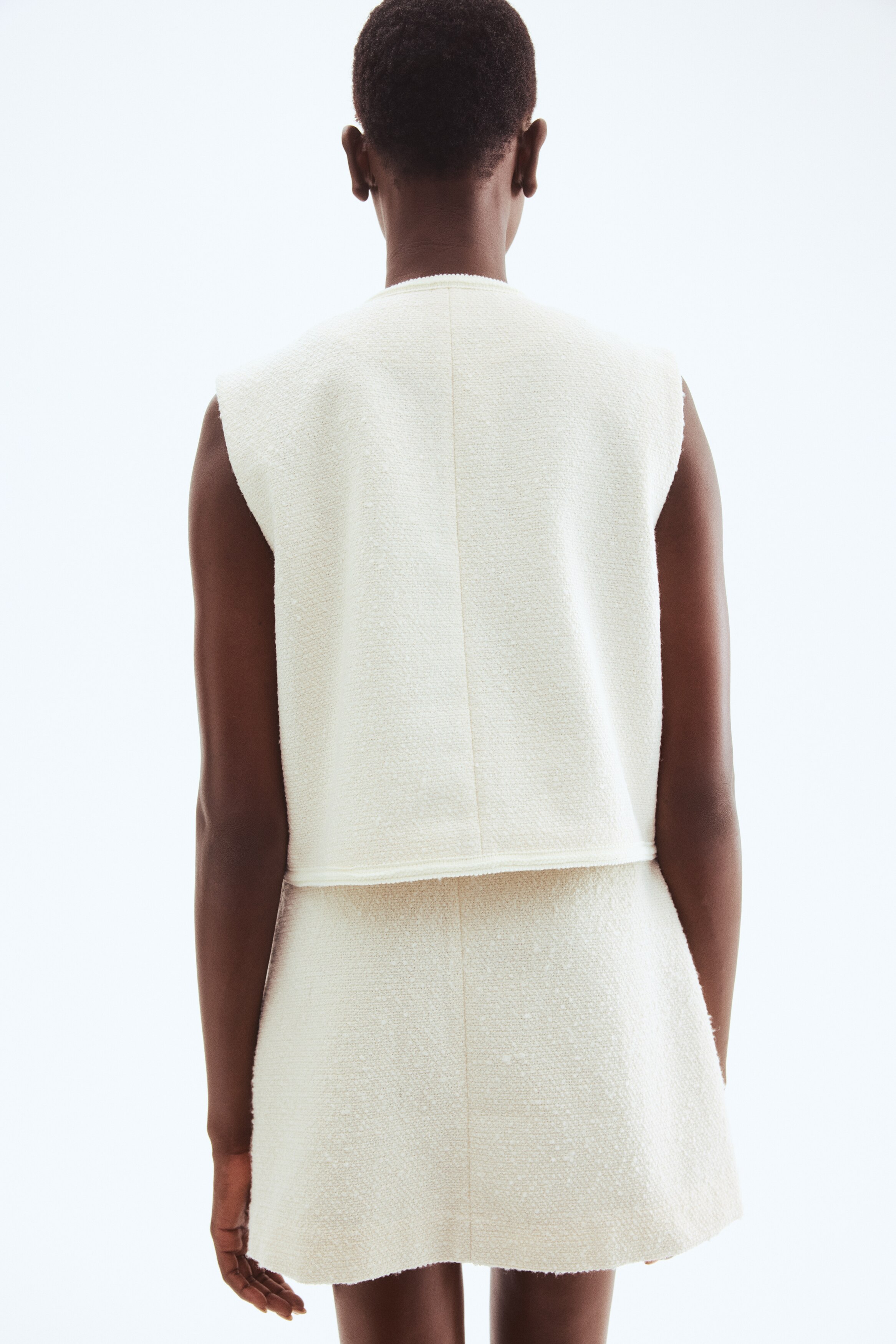 Bouclé waistcoat