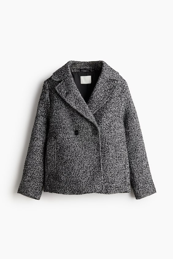 Женские куртки H&M Short Pea Coat