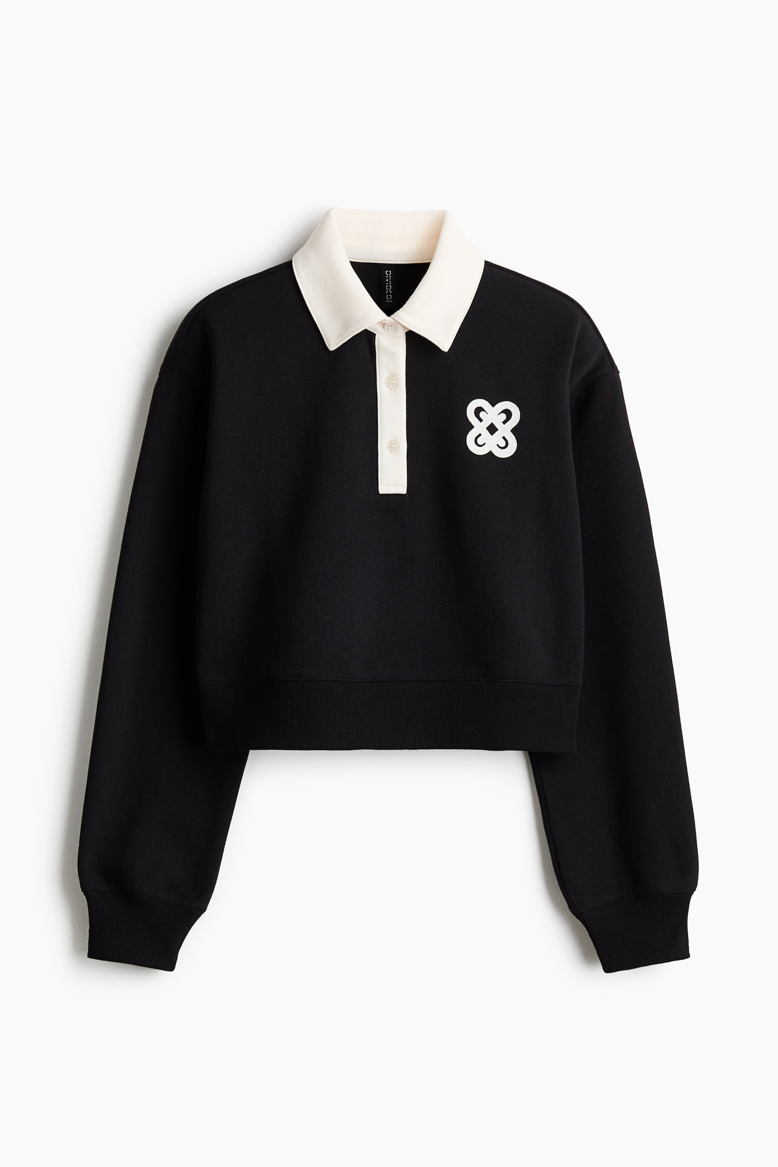 Rugby shirt - 블랙/크림 - 2