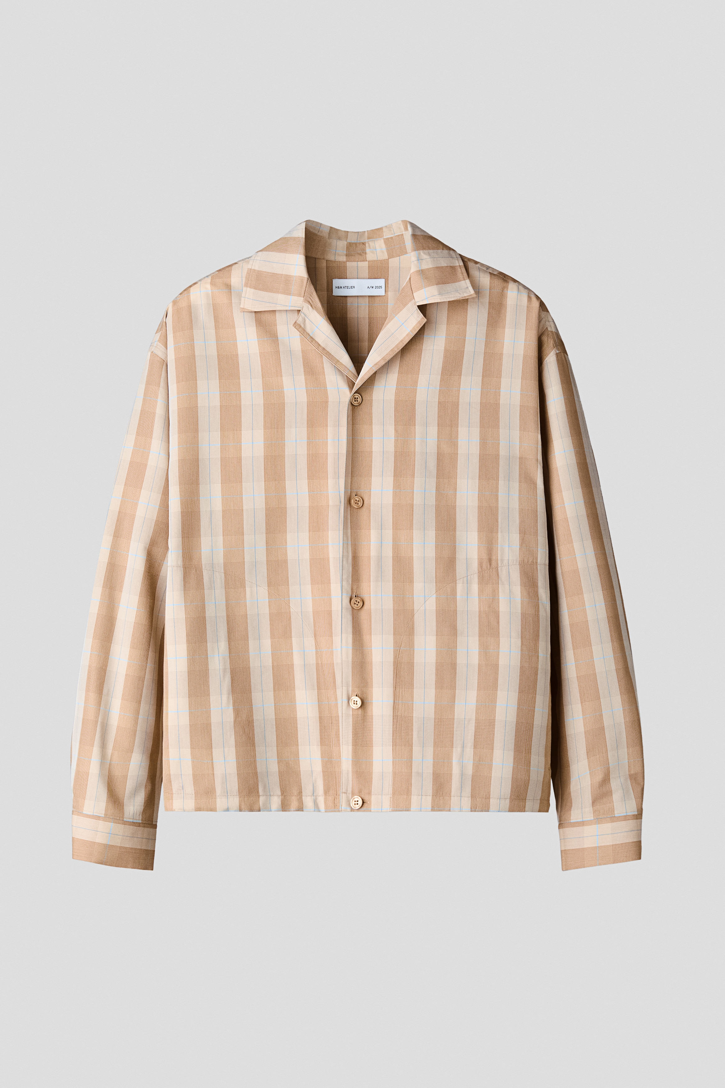 Overshirt - Beige/Checked
