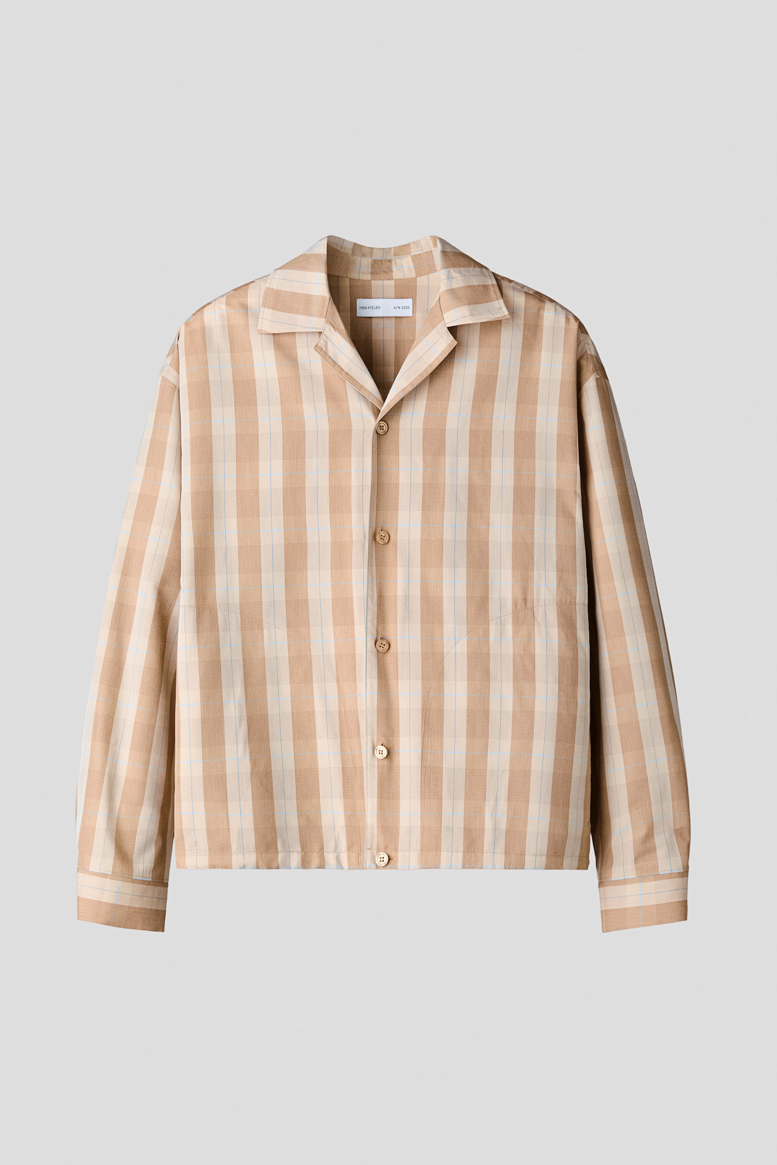 Overshirt - Beige/quadri - 2