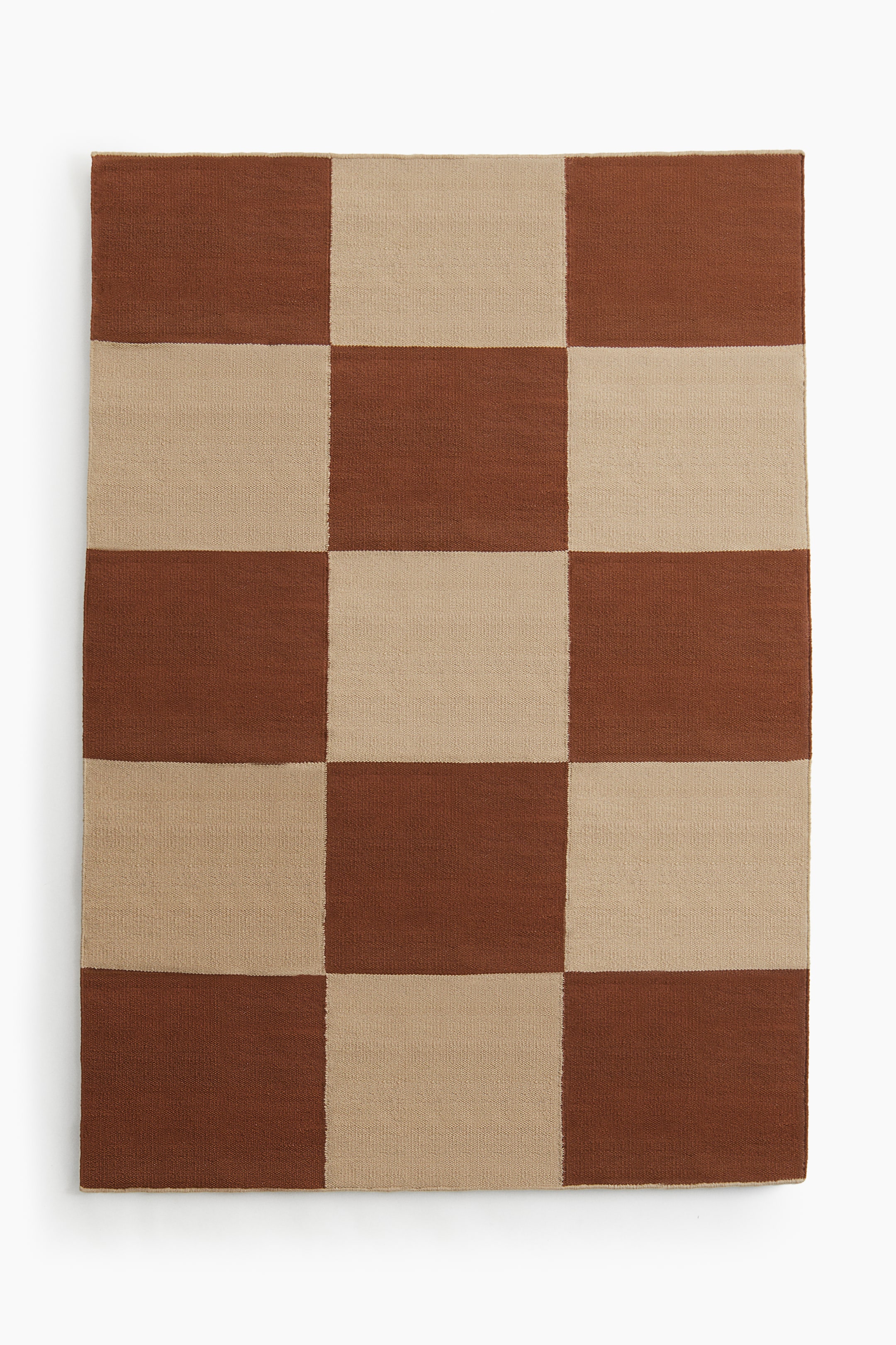 Checked Cotton Rug