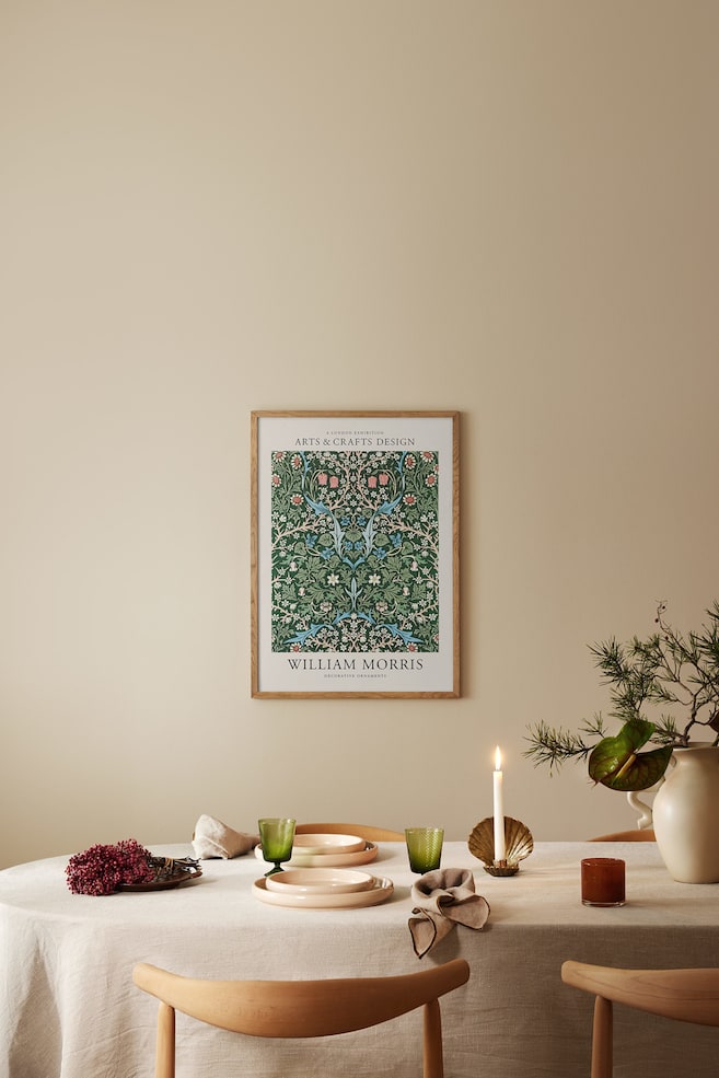 Blackthorn William Morris Póster - Verde - 2
