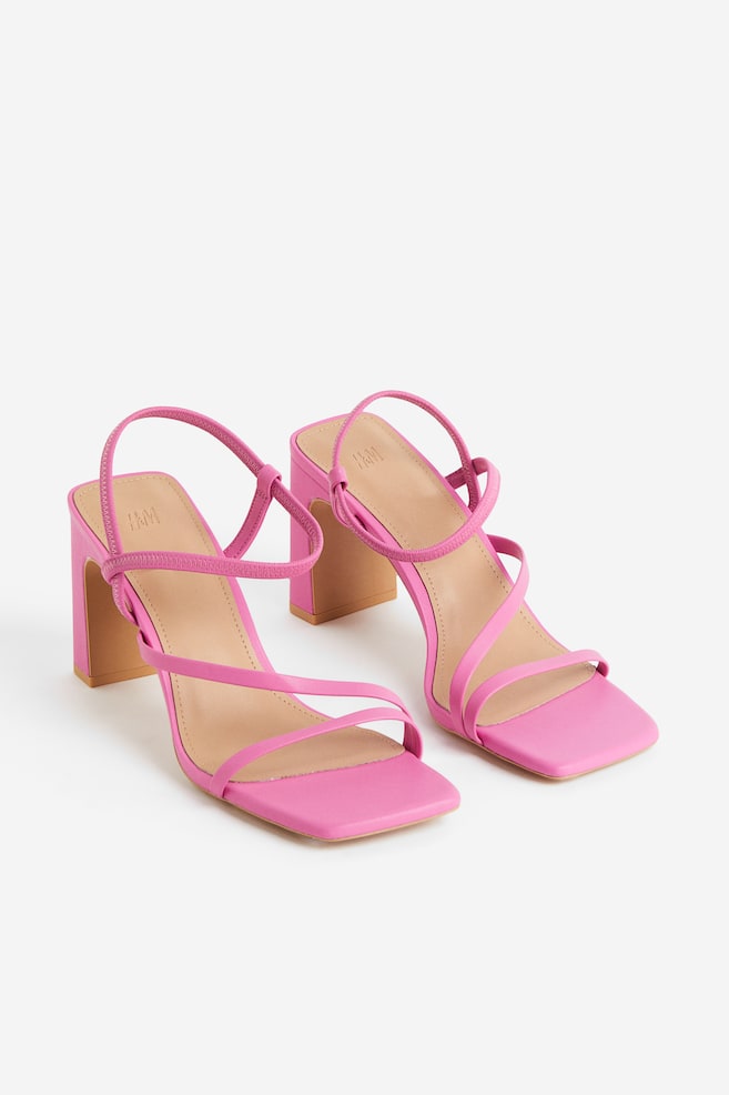 Heeled sandals - Pink/White/Black/Turquoise/dc - 3