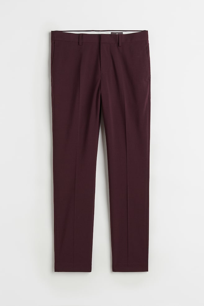 Skinny Fit Suit trousers - Burgundy/Grey/Grey/Checked/Black/dc/dc - 2