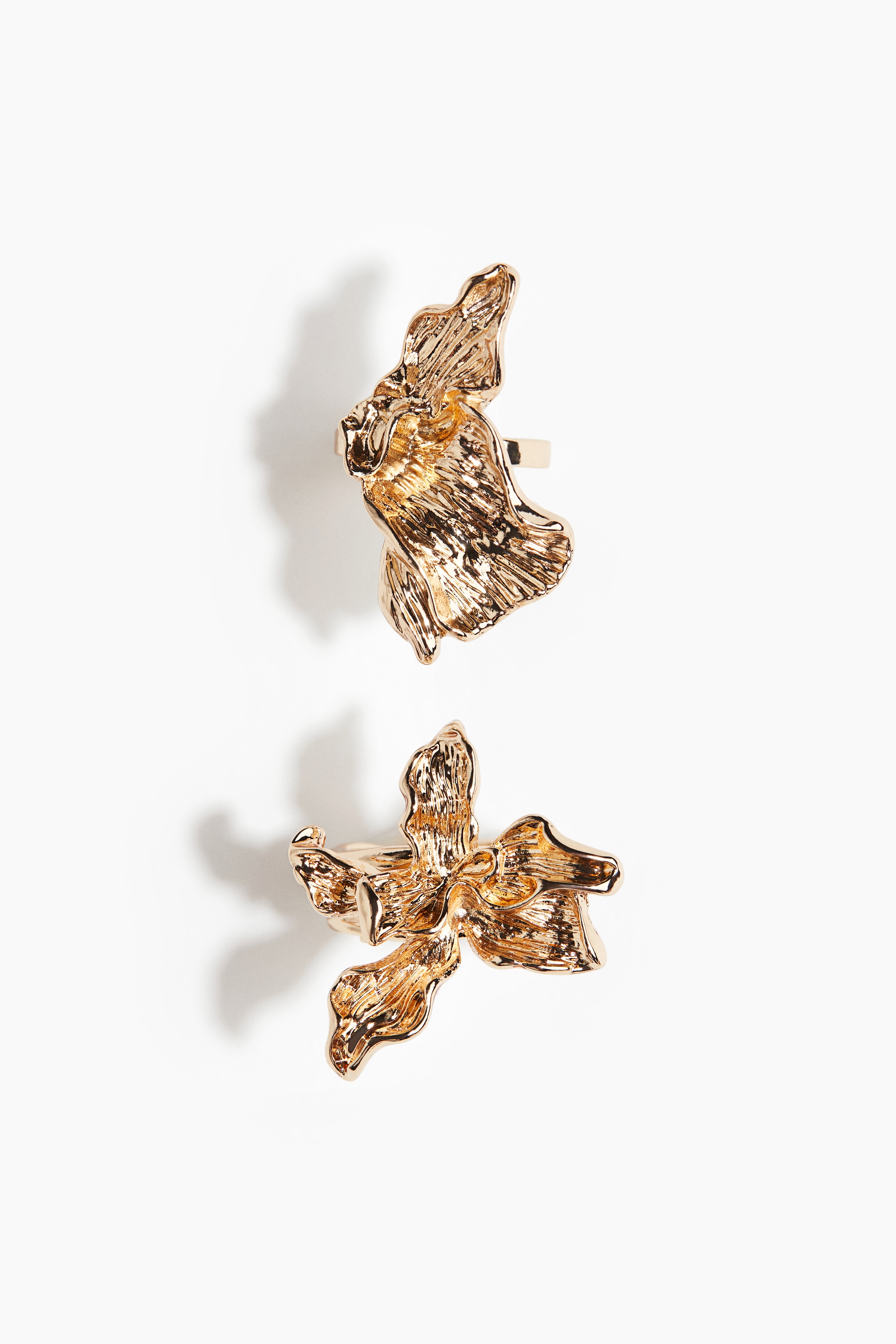 H & M - オーガニックシェイプリング 2個セット - ゴールド