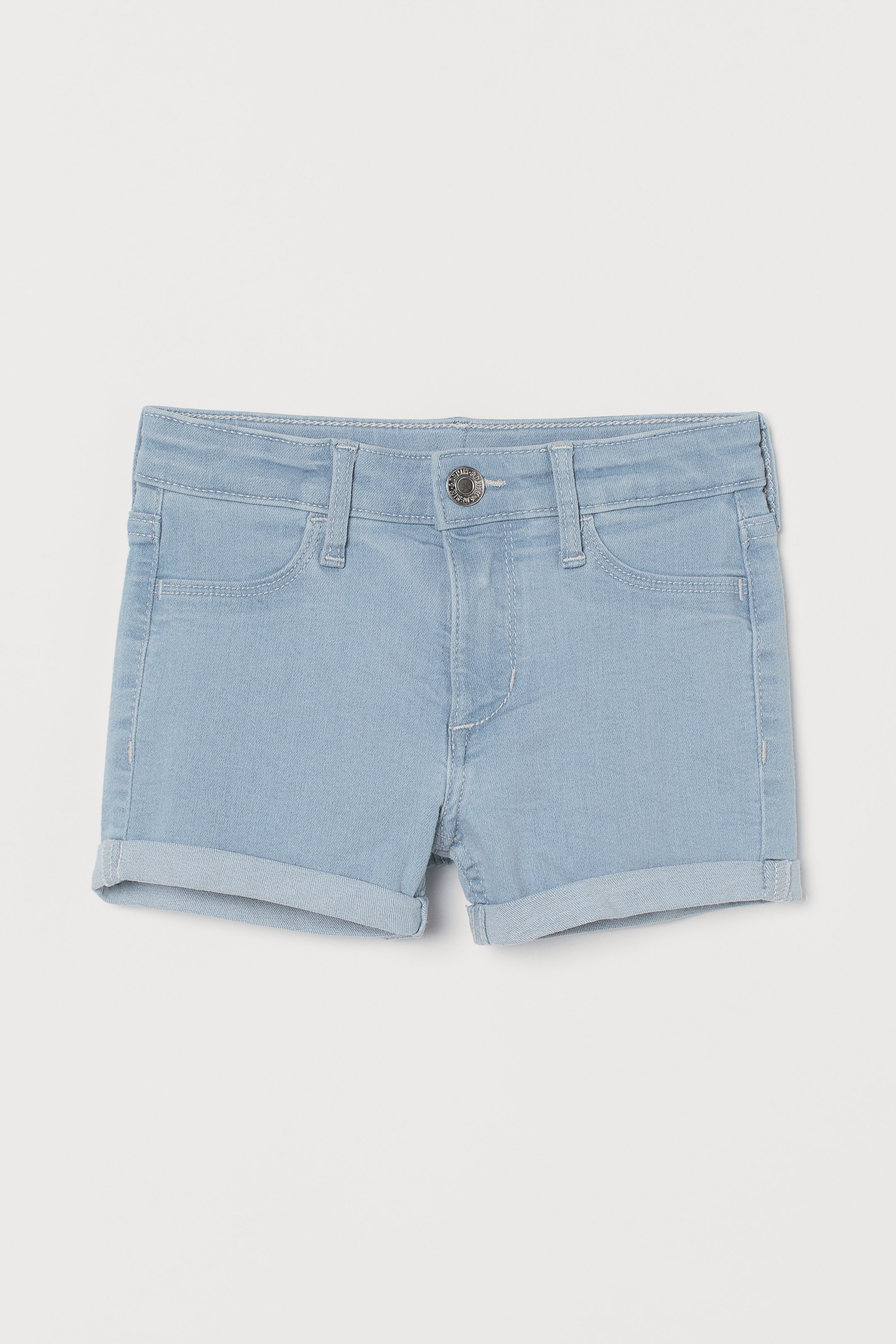 Zobacz większy obraz: Szorty dżinsowe - Jasnoniebieski denim - Dziecko | H&M PL 1